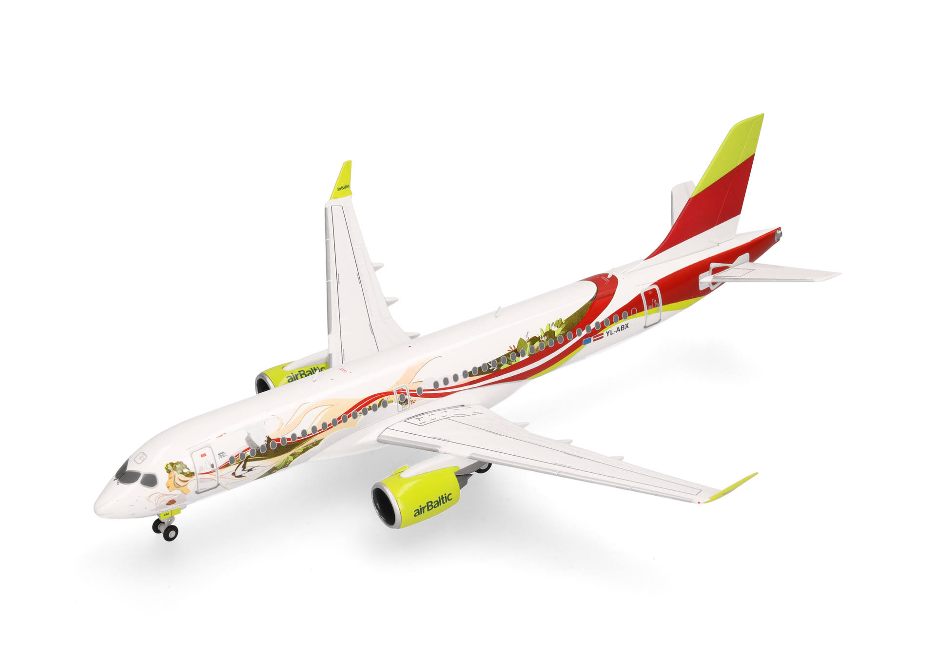 airBaltic Airbus A220-300 "50th A220" - YL-ABX