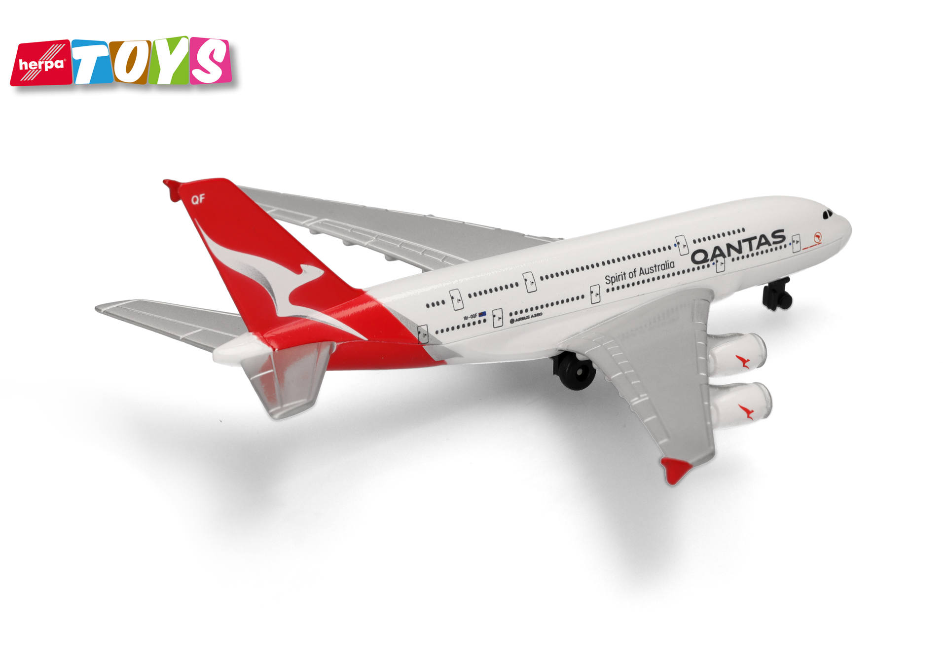 airplane, model, jet, Qantas, toy