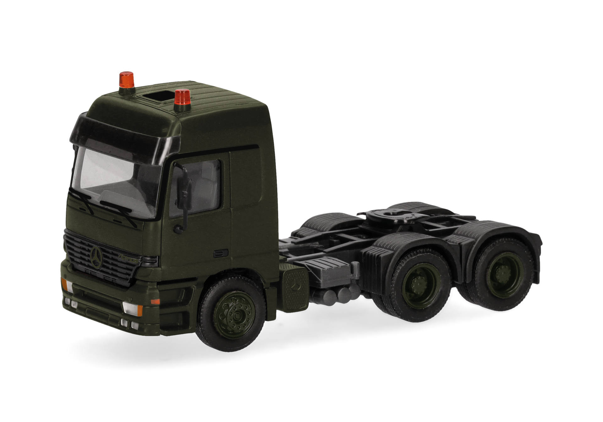 Mercedes-Benz Actros L (96) MP1 rigid tractor 3axles, olive (Belgium)