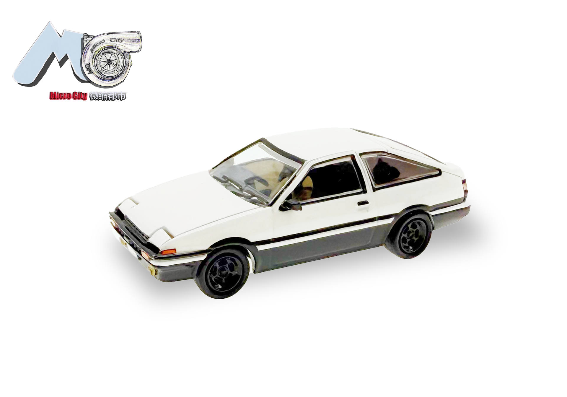 MicroCity: Toyota Corolla AE86, weiß