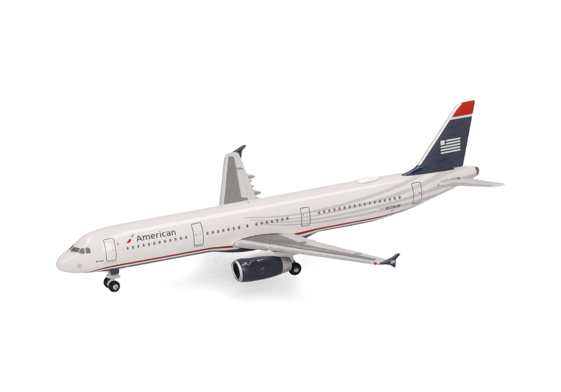 American Airlines Airbus A321 - US Airways Heritage livery - N578UW