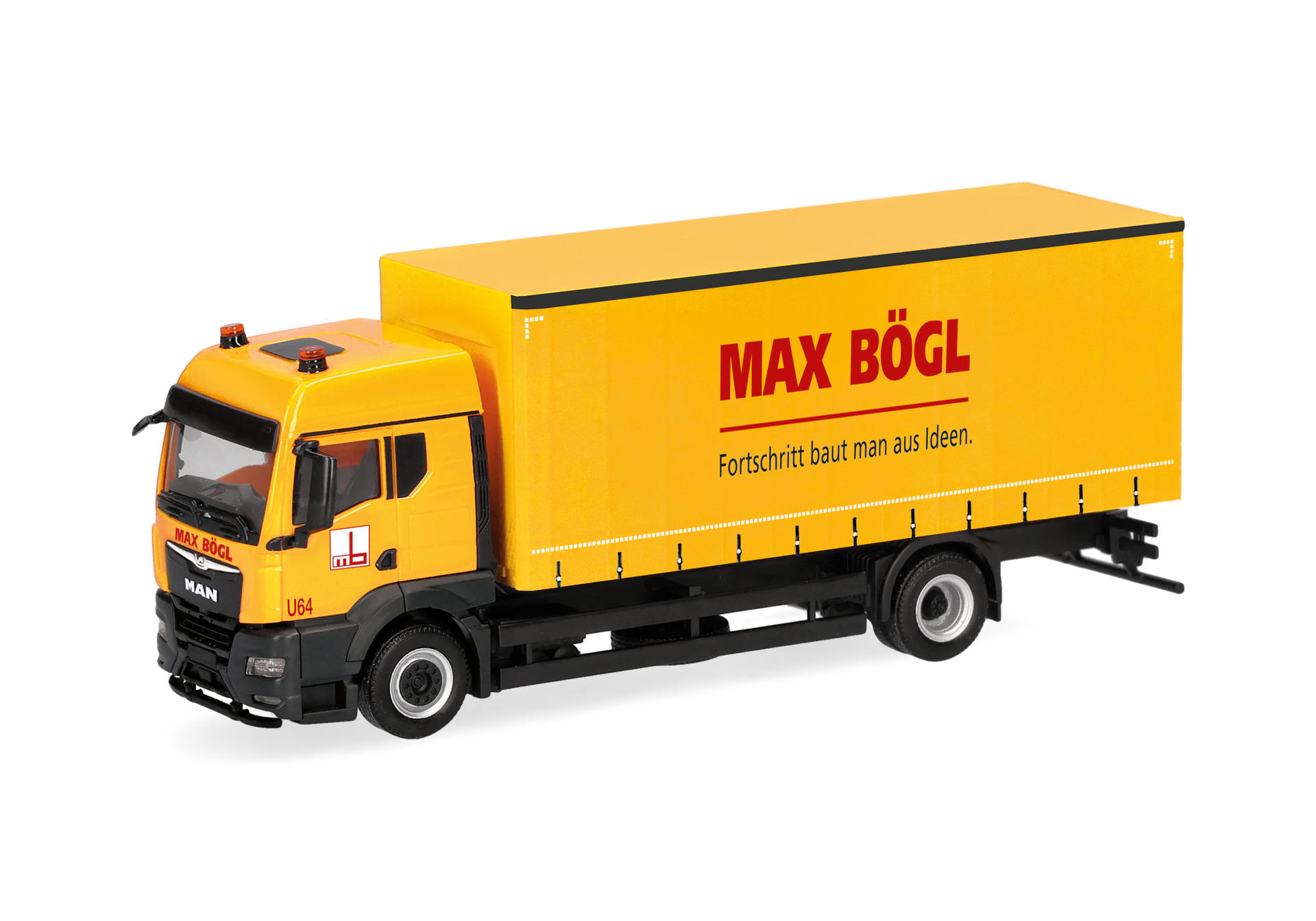 truck, lorry, toy, yellow, model