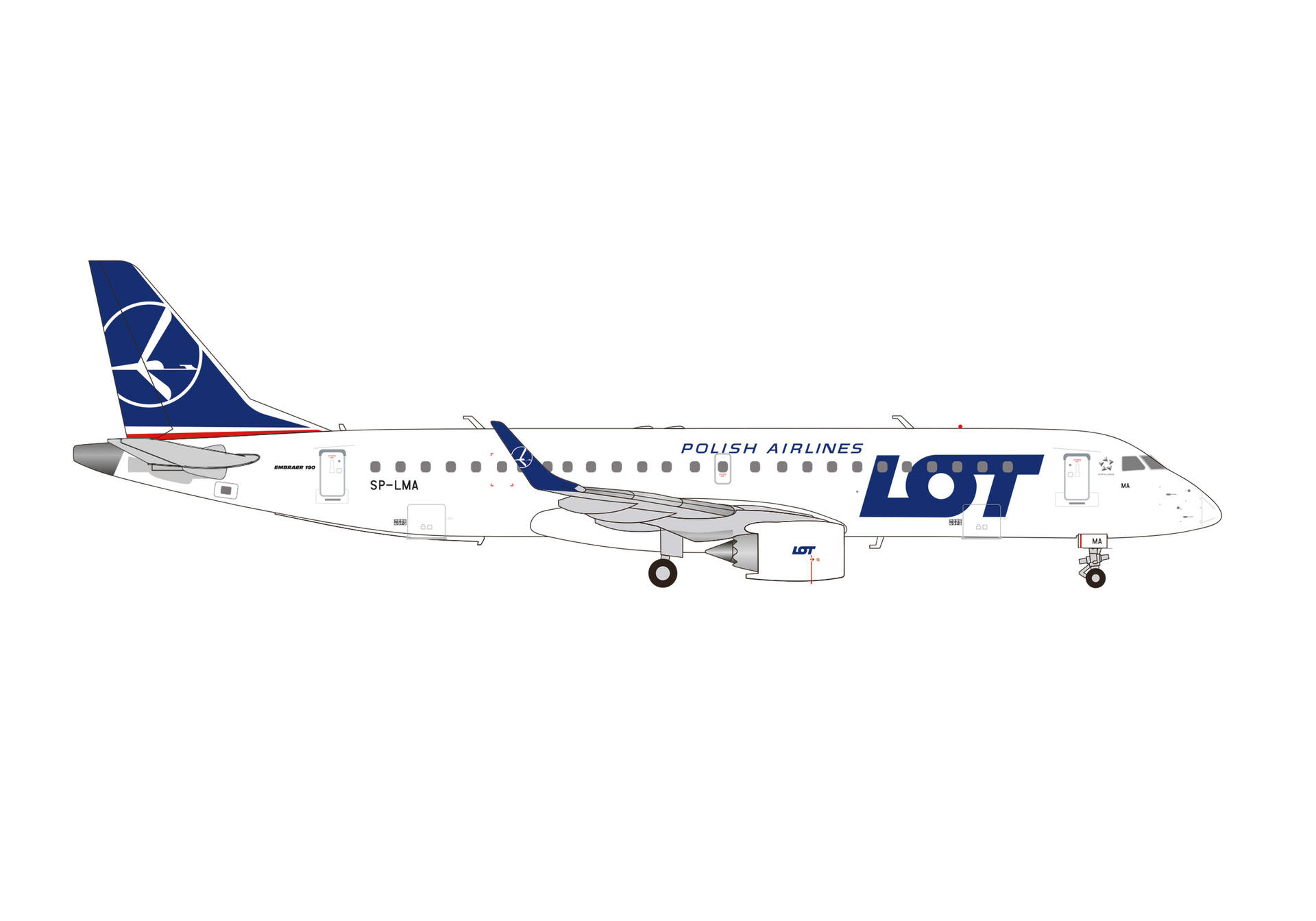 LOT Polish Airlines Embraer E190