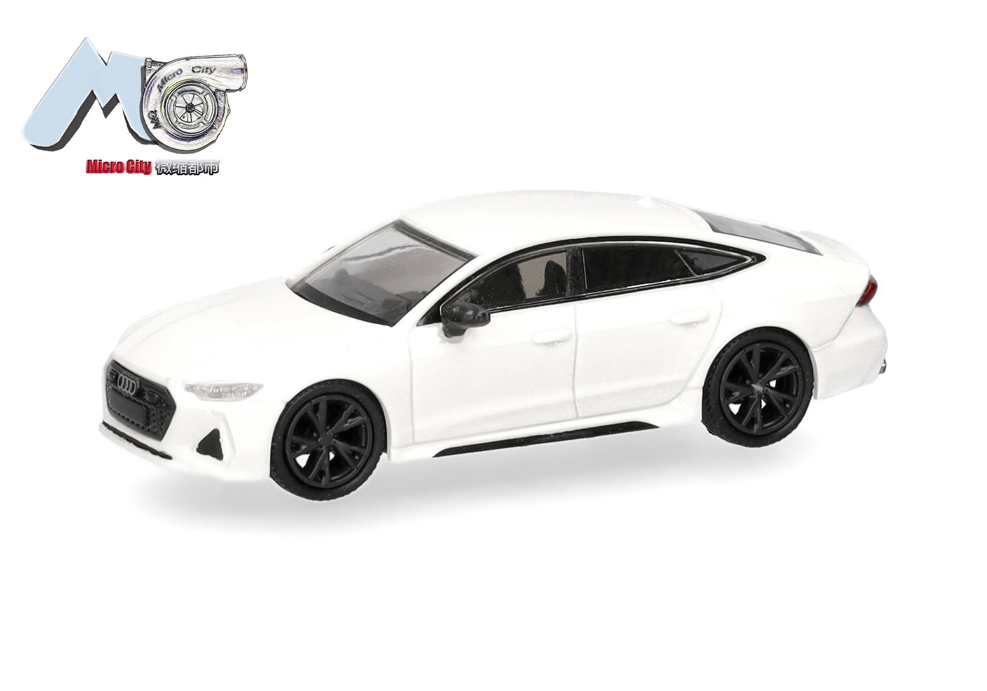 MicroCity: Audi RS7, weiß