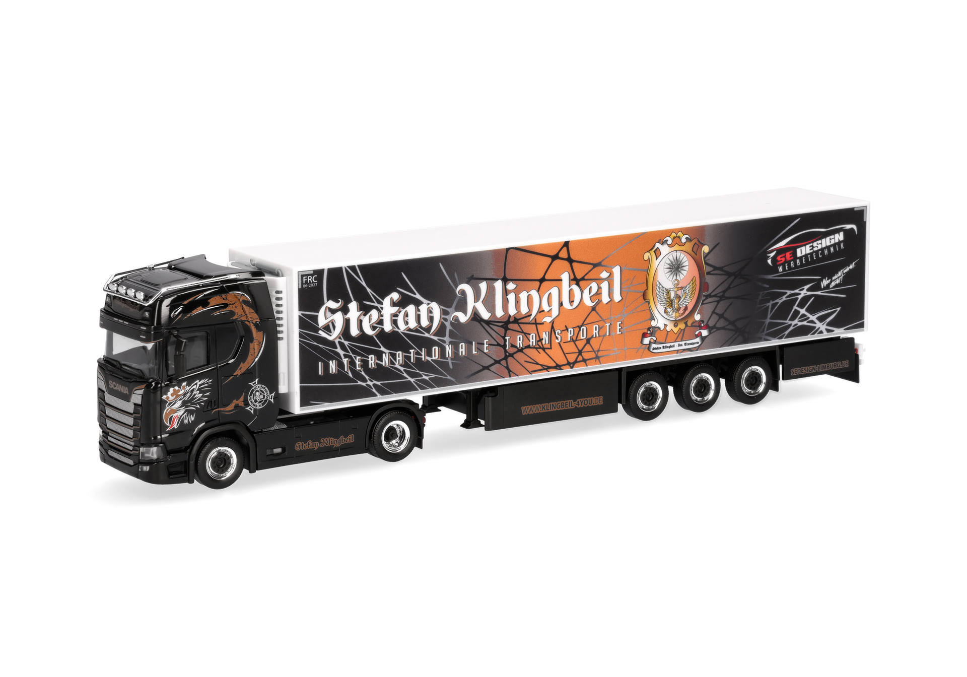 Hračka Scania CS - model užitkového vozu