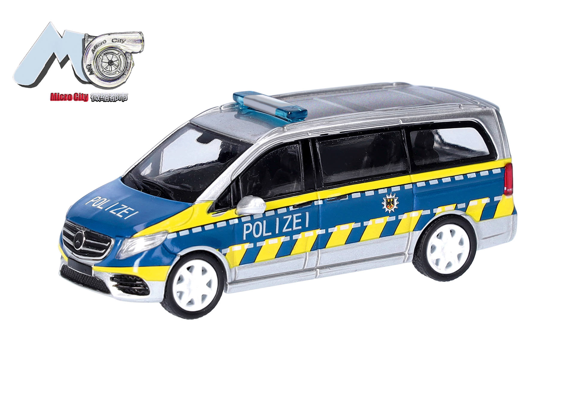polizei, Van, Modellauto, blau gelb, Spielzeugauto