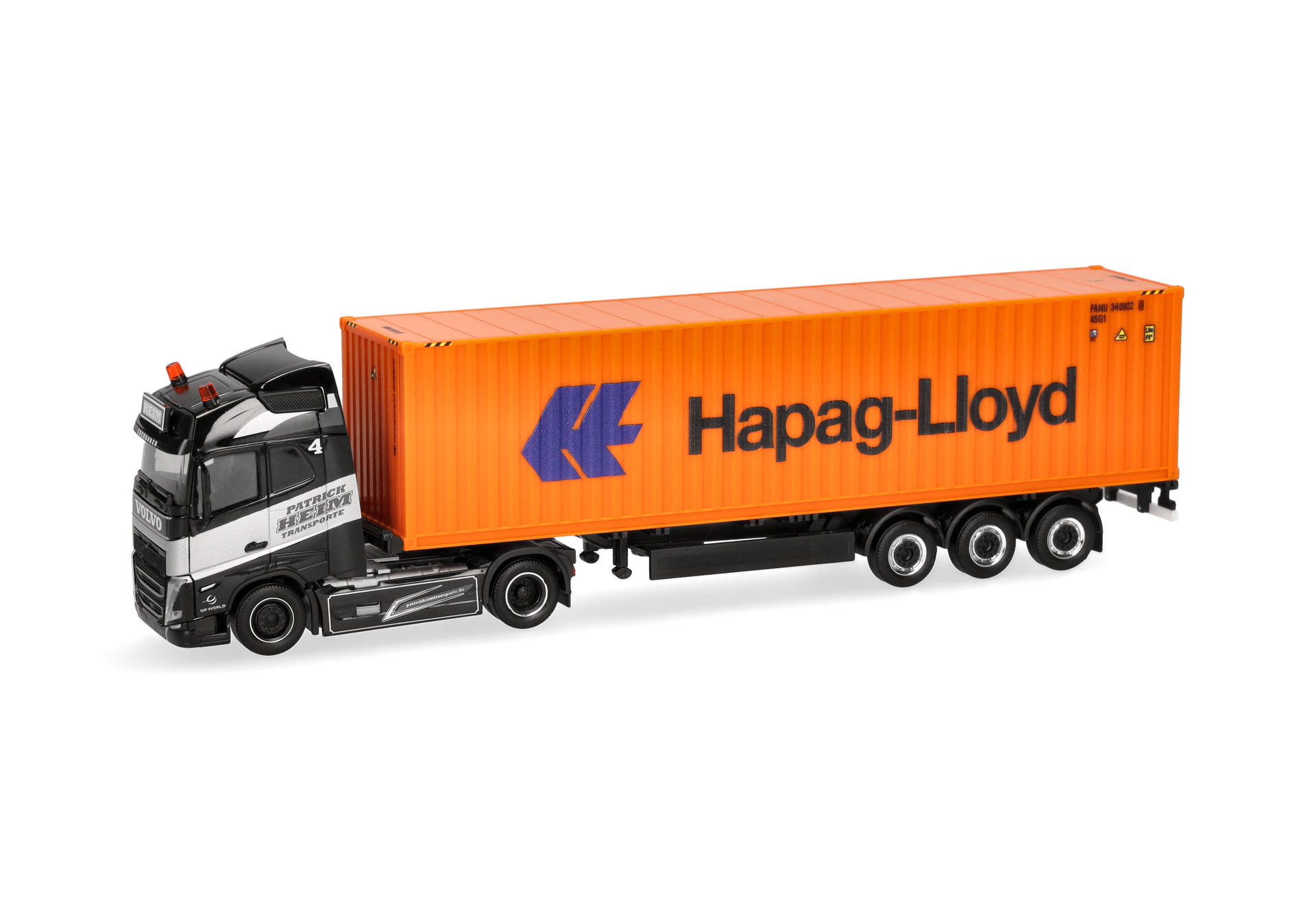 Volvo FH GL 2020 container semitrailer truck "Patrick Heim/Hapag Lloyd"