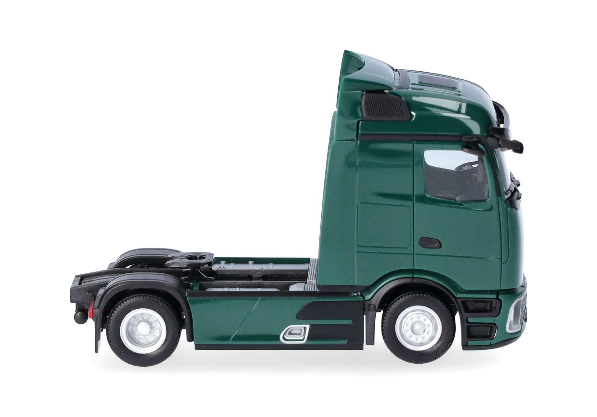 truck, tractor, cab, truck chassis, green