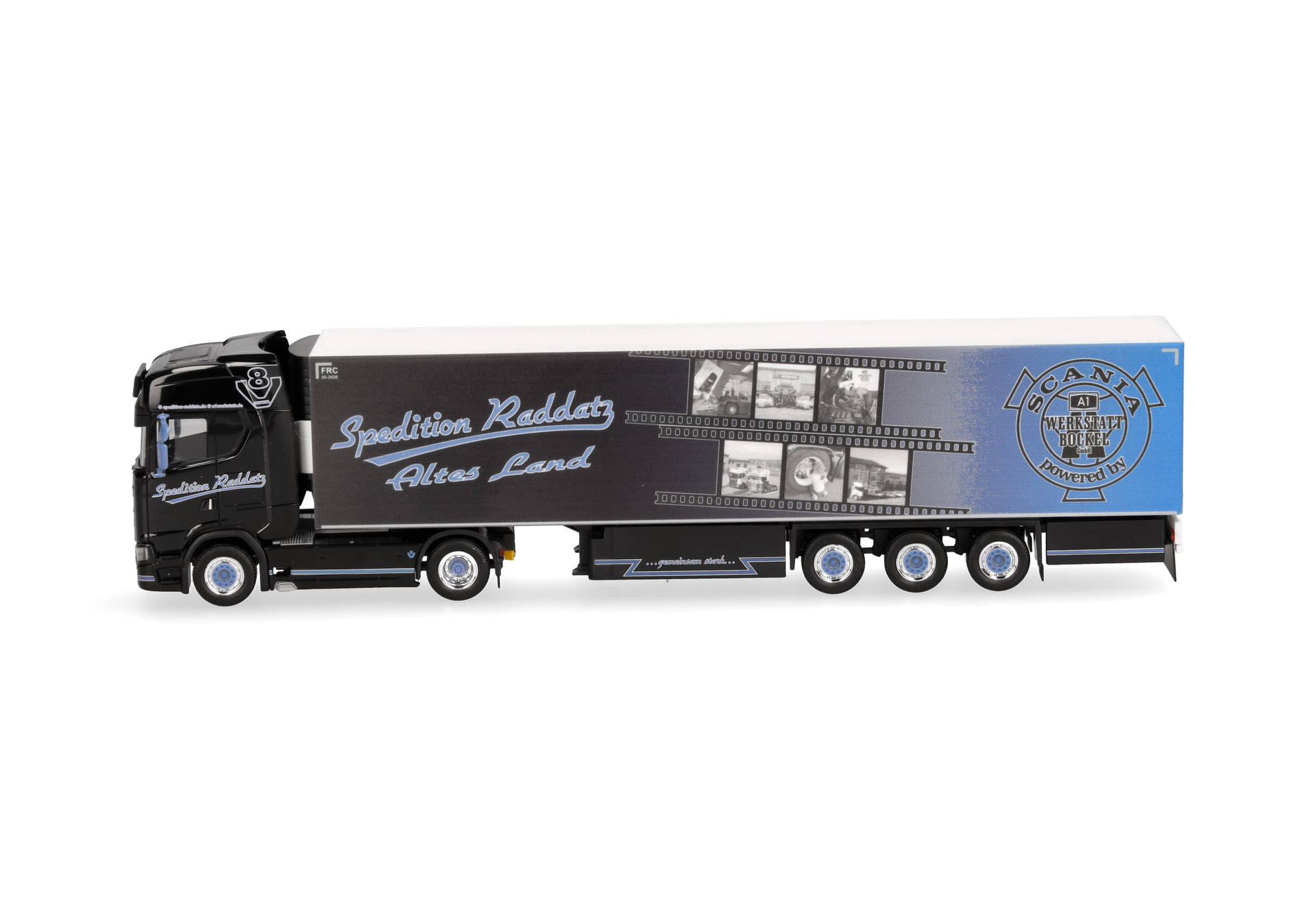 Scania CS 20 HD Kühlkoffer-Sattelzug "Spedition Raddatz" (Niedersachsen/Jork)