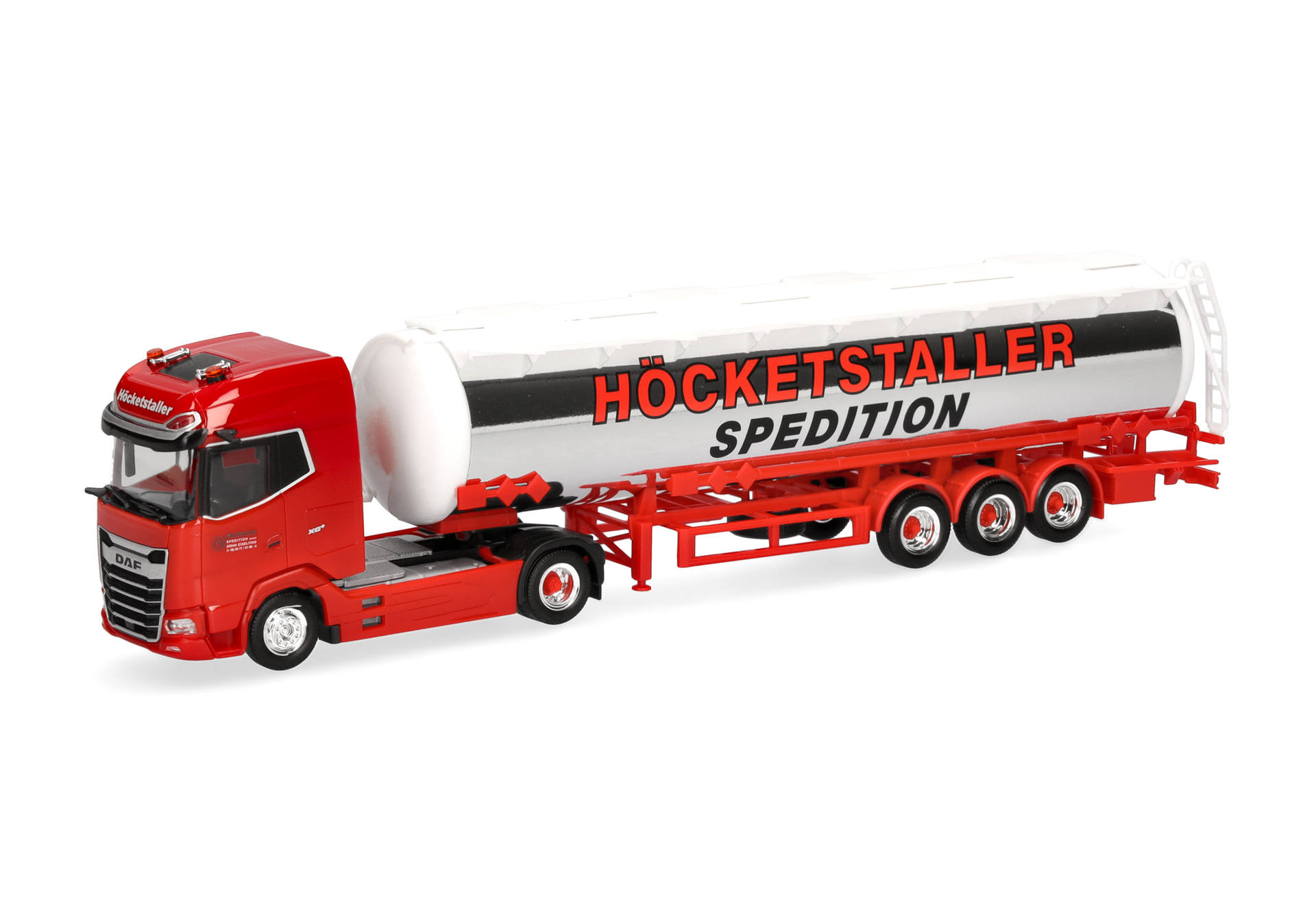 DAF XG+ jumbo tank semitrailer truck "Höcketstaller"