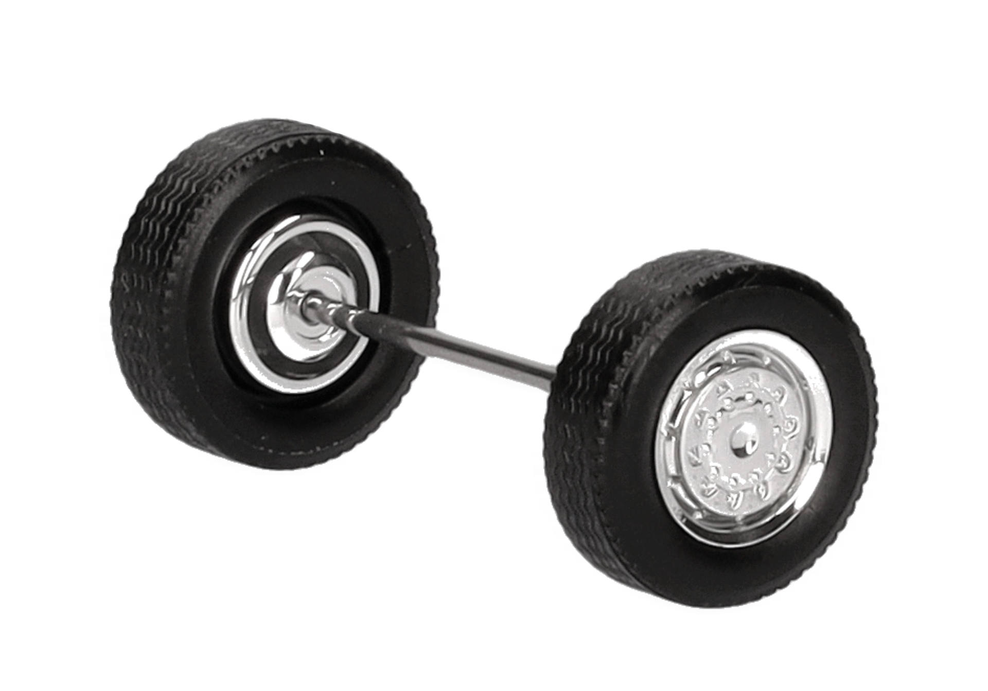 Accessories: AWD steering wheel sets, chromium (8 sets in spare parts)