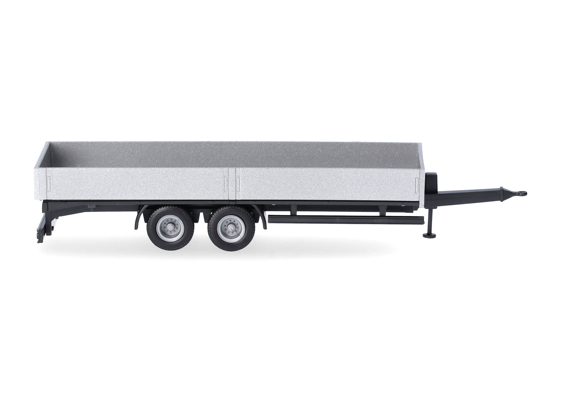 anhänger, Flachbett, Metallisch, Grau, Zweiachsig