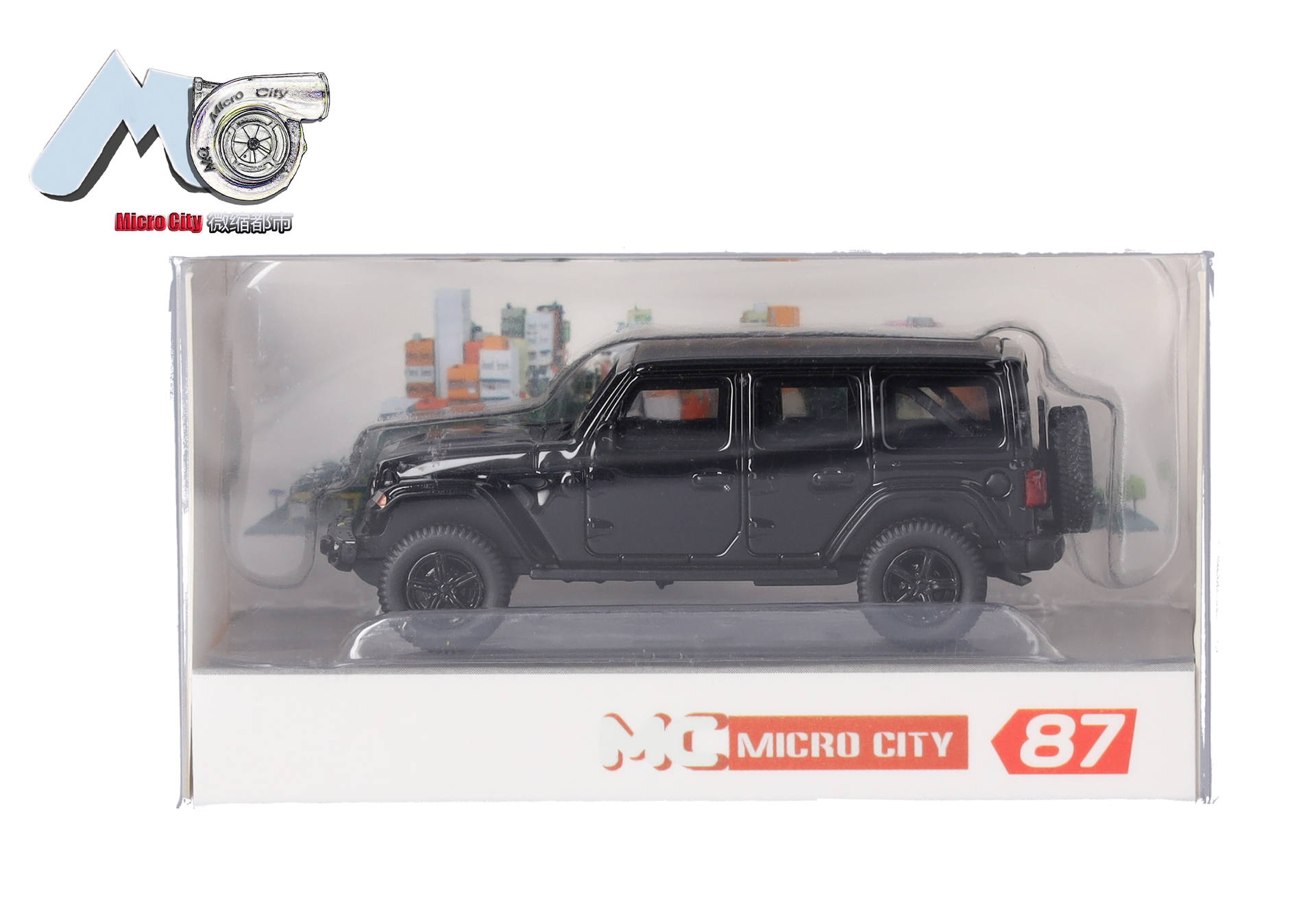 MicroCity: Jeep Wrangler, schwarz (ab 2017)