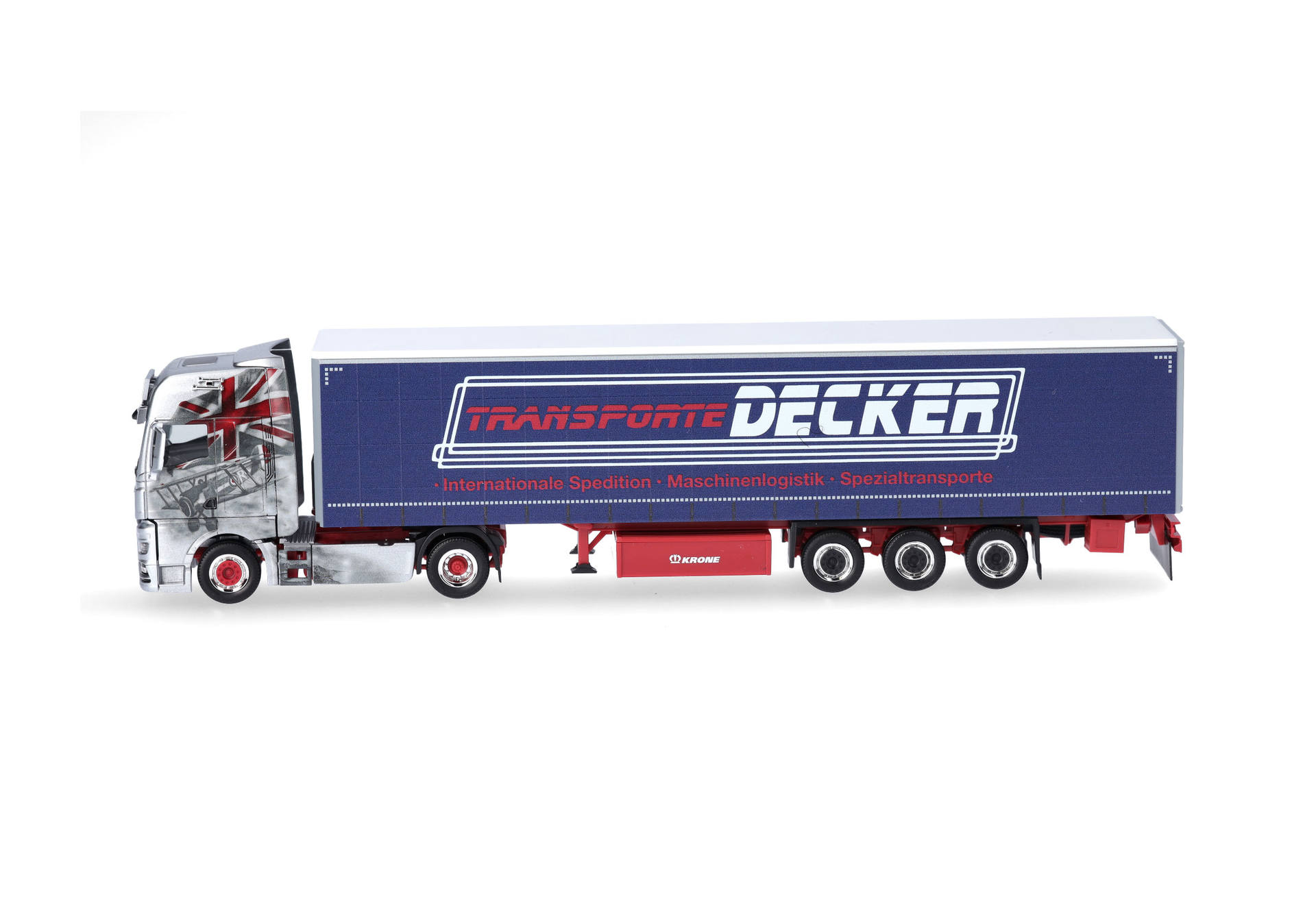 MAN TGX GX canvas semitrailer truck "Decker Düren" (North Rhine-Westphalia/Düren)