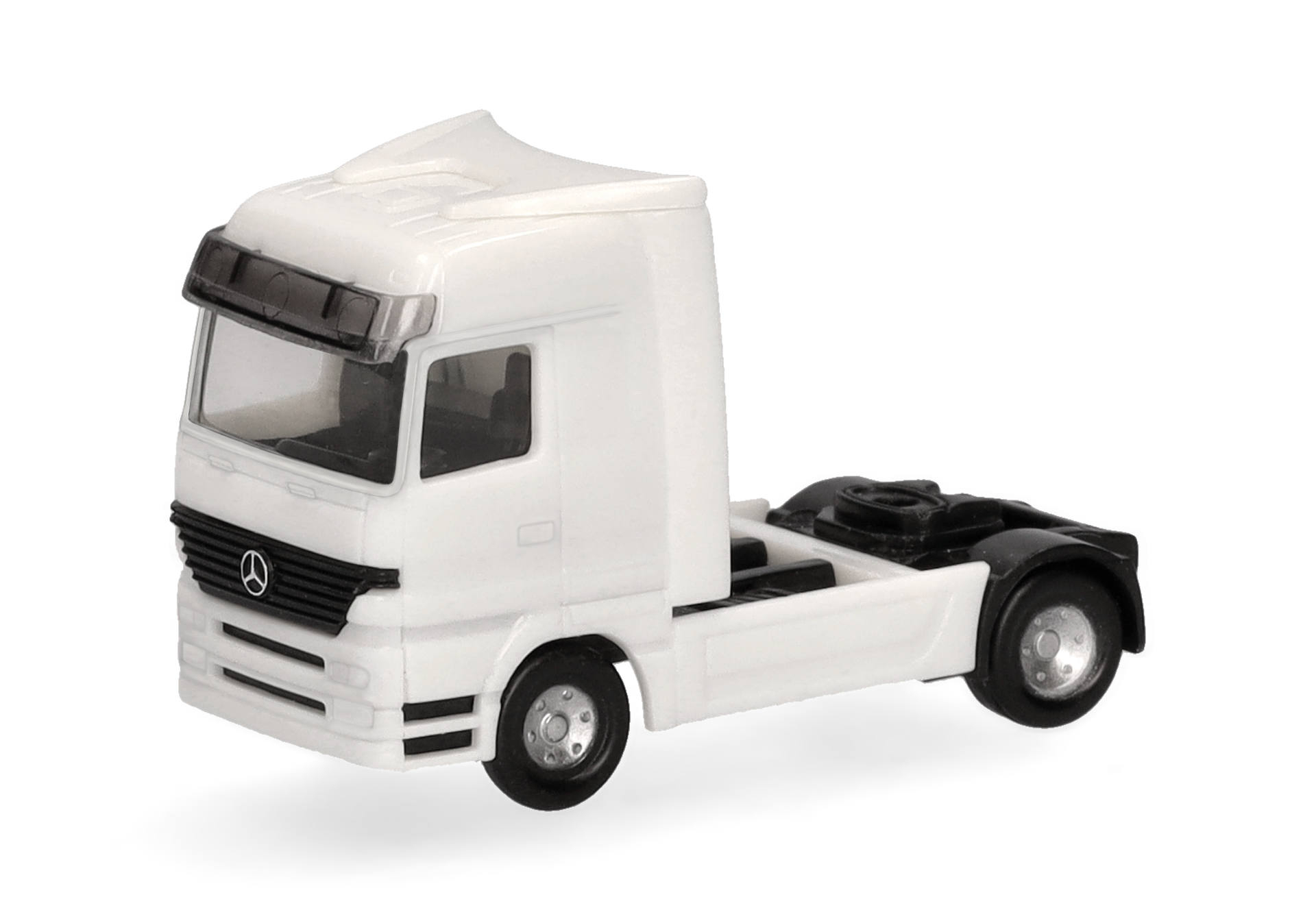 parts service, scale N (1/160) Mercedes-Benz Actros LH (1996) rigid tractor 2axles, white, 2 pieces