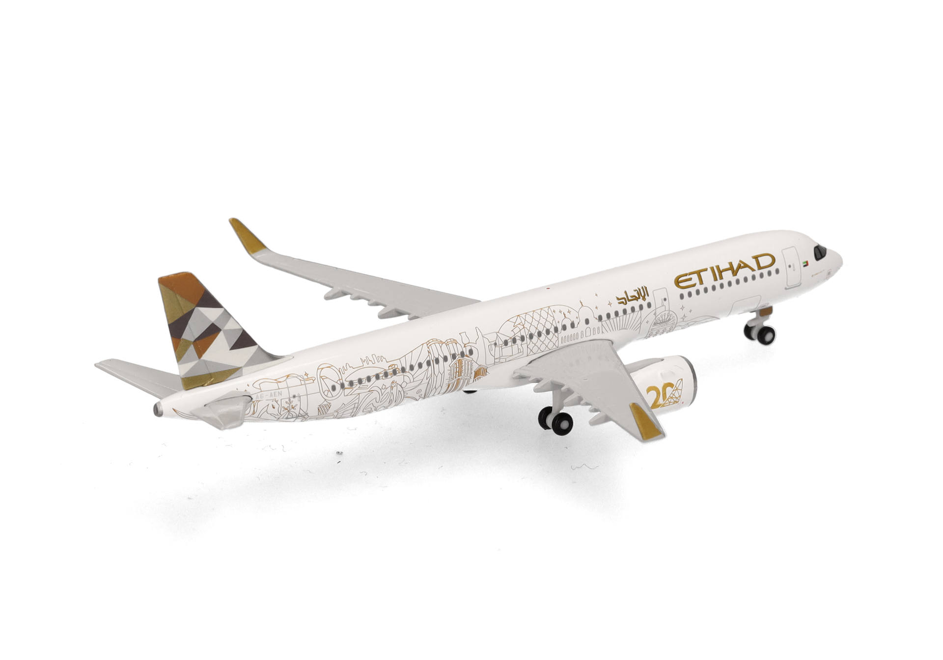 Etihad Airways Airbus A321neo - 20th anniversary - A6-AEN