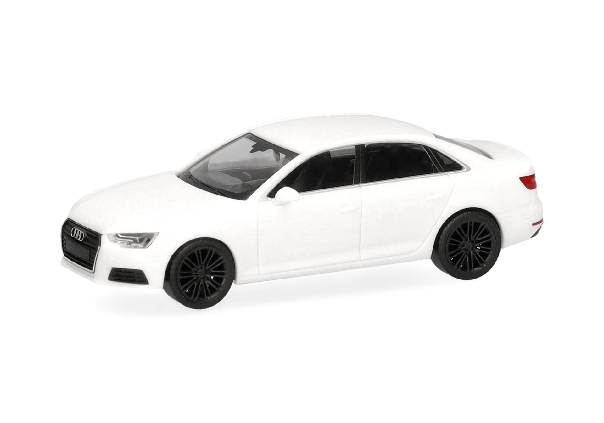 toy car, white, sedan, black wheels, model car