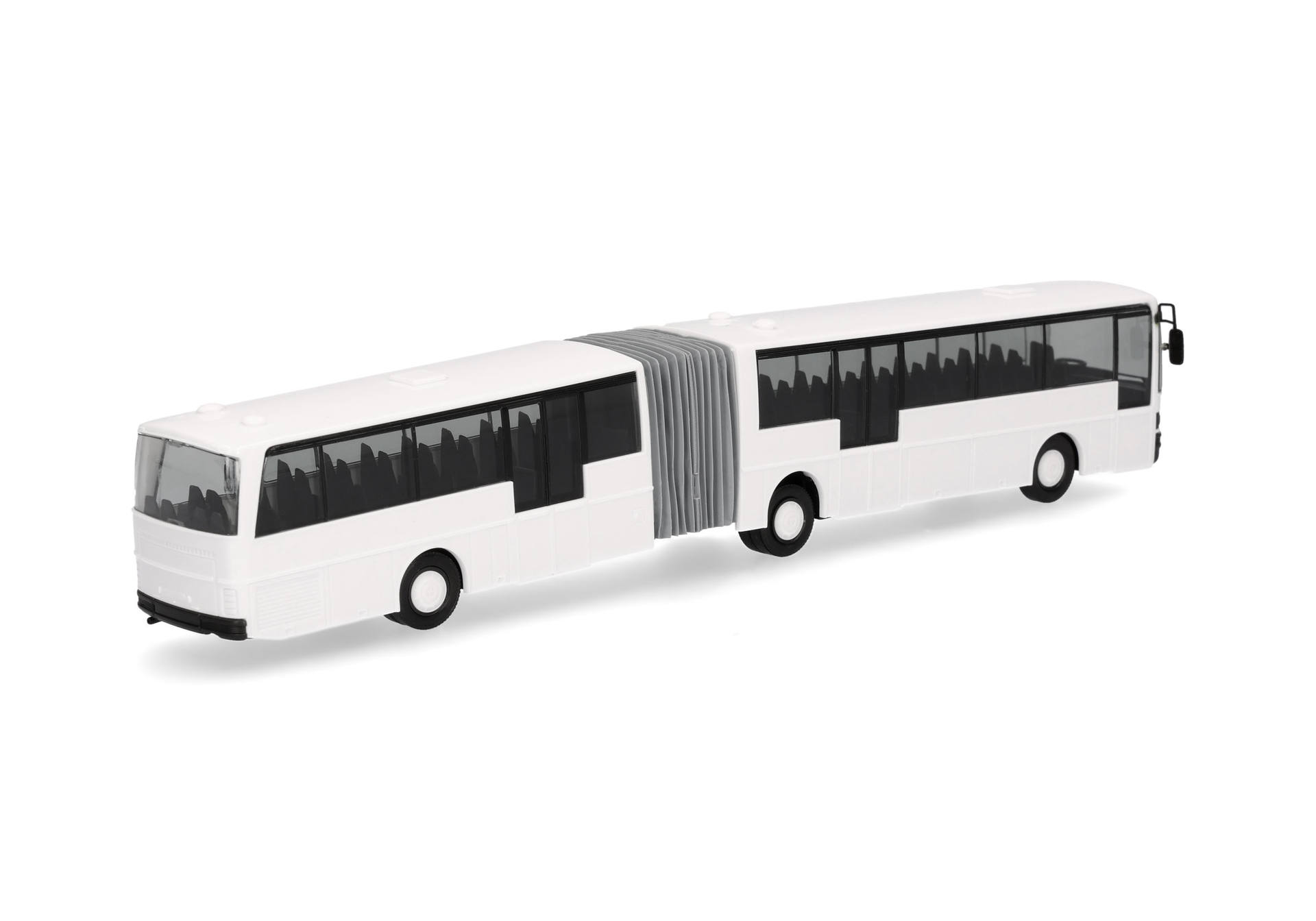 Bus, Modell, Weiß, Gelenkbus, Mehrgliedrig