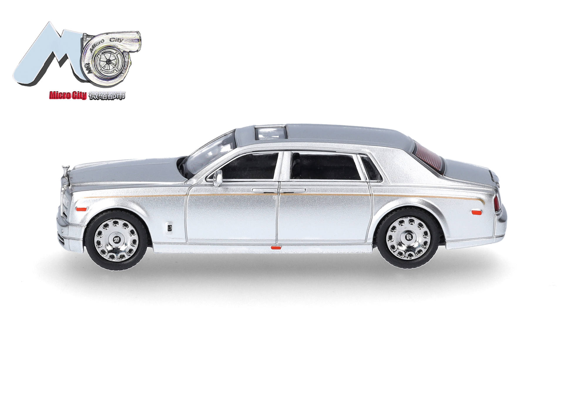 Modellauto, Silber, Limousine, Rolls-Royce Stil, Diecast-Metall