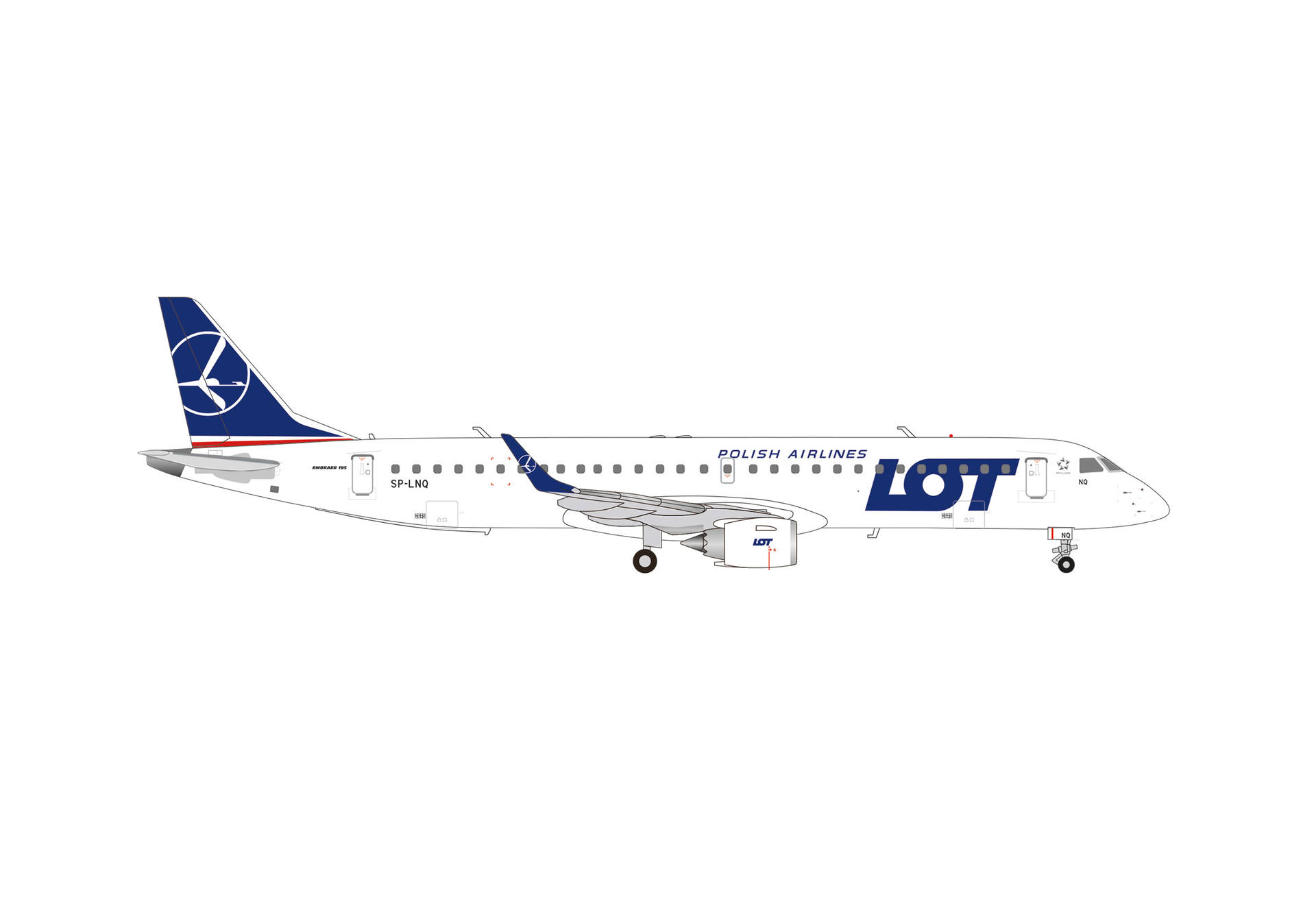 LOT Polish Airlines Embraer E195