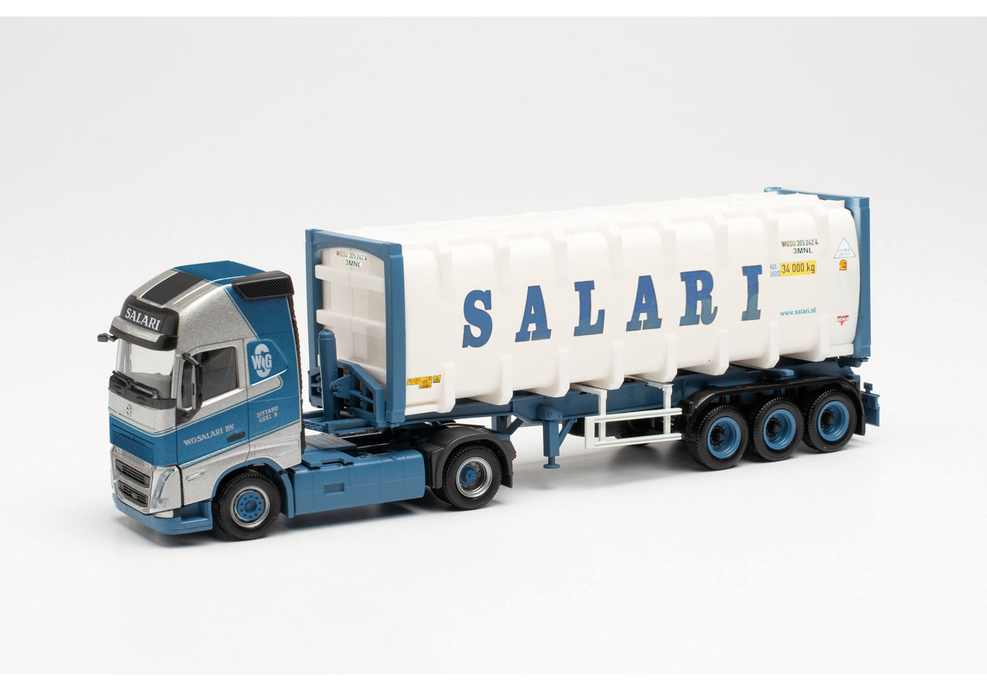 Volvo FH Gl. 2020 30-ft. bulk container semitrailer truck „Salari"
