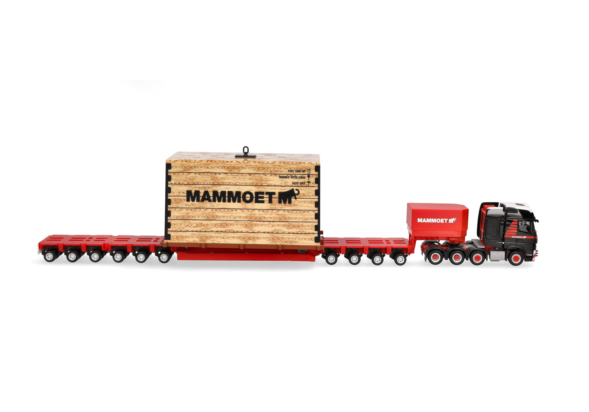 Mercedes-Benz Actros SLT Schwerlast-Sattelzug mit Kiste "Mammoet" (Niederlande)