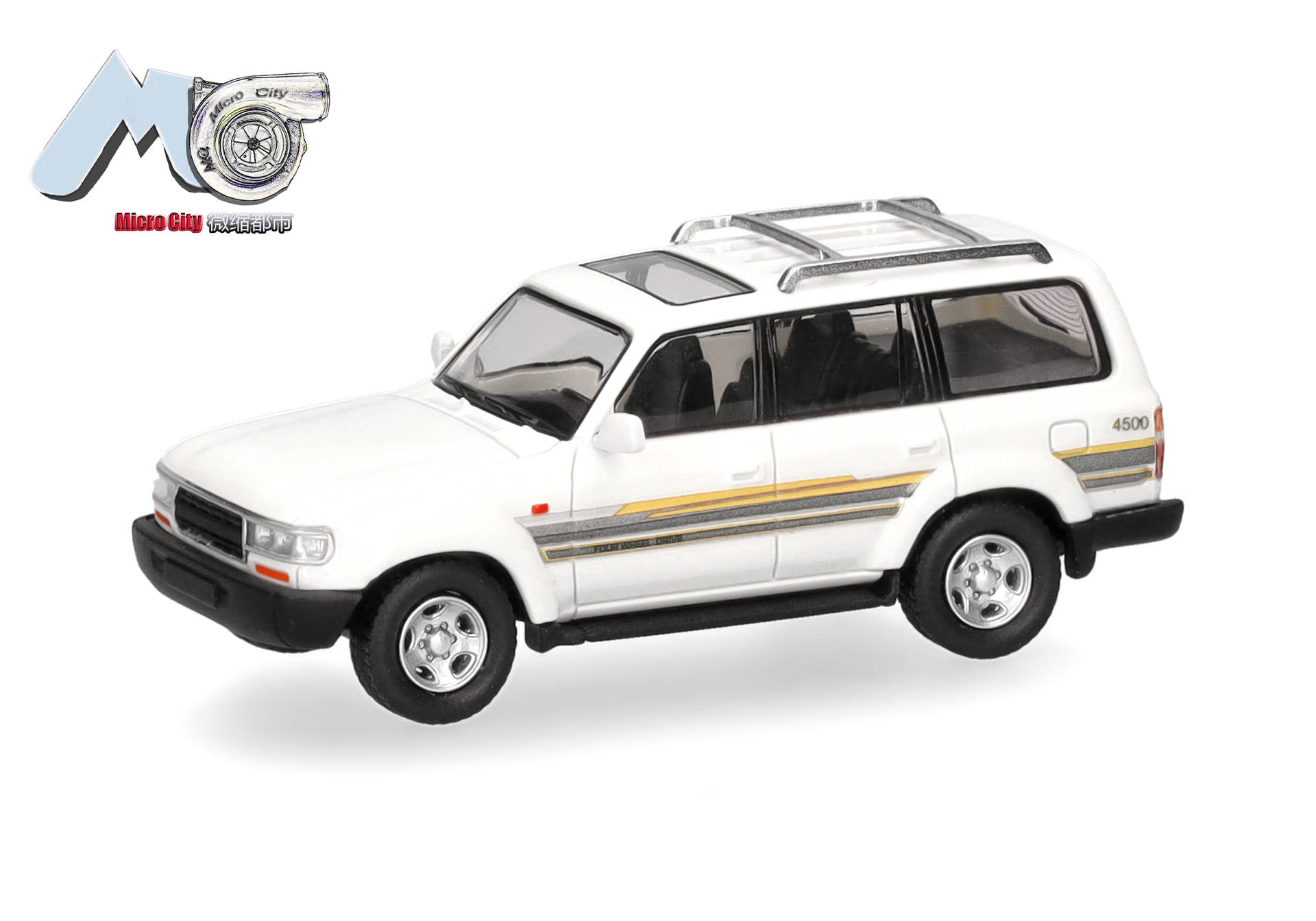 toy, SUV, model car, white, roof rack