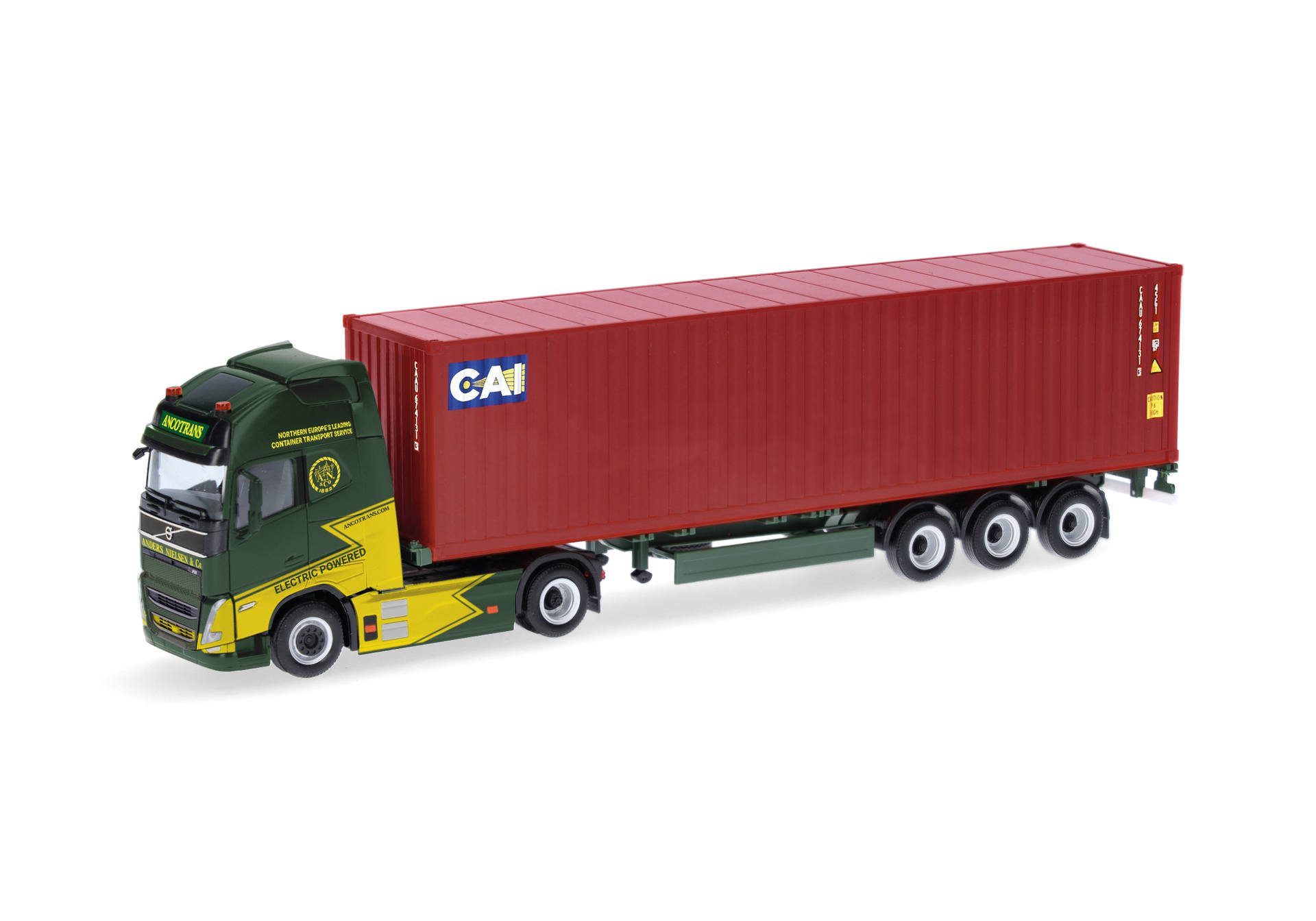 Volvo FH GL XL Electric 40ft Container-Sattelzug "Ancotrans/CAI"