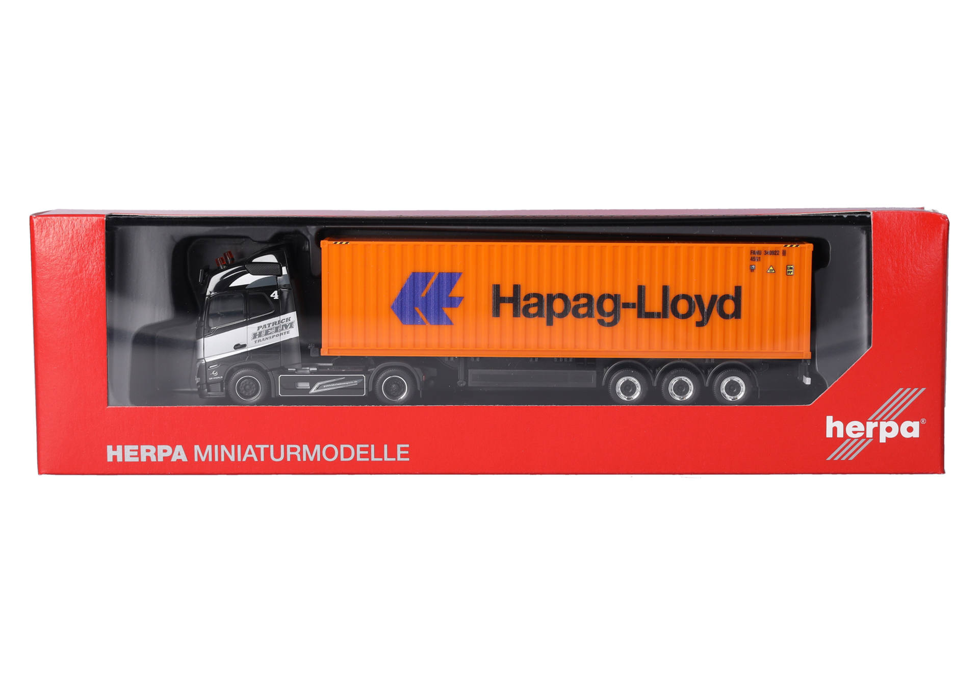 Volvo FH GL 2020 container semitrailer truck "Patrick Heim/Hapag Lloyd"
