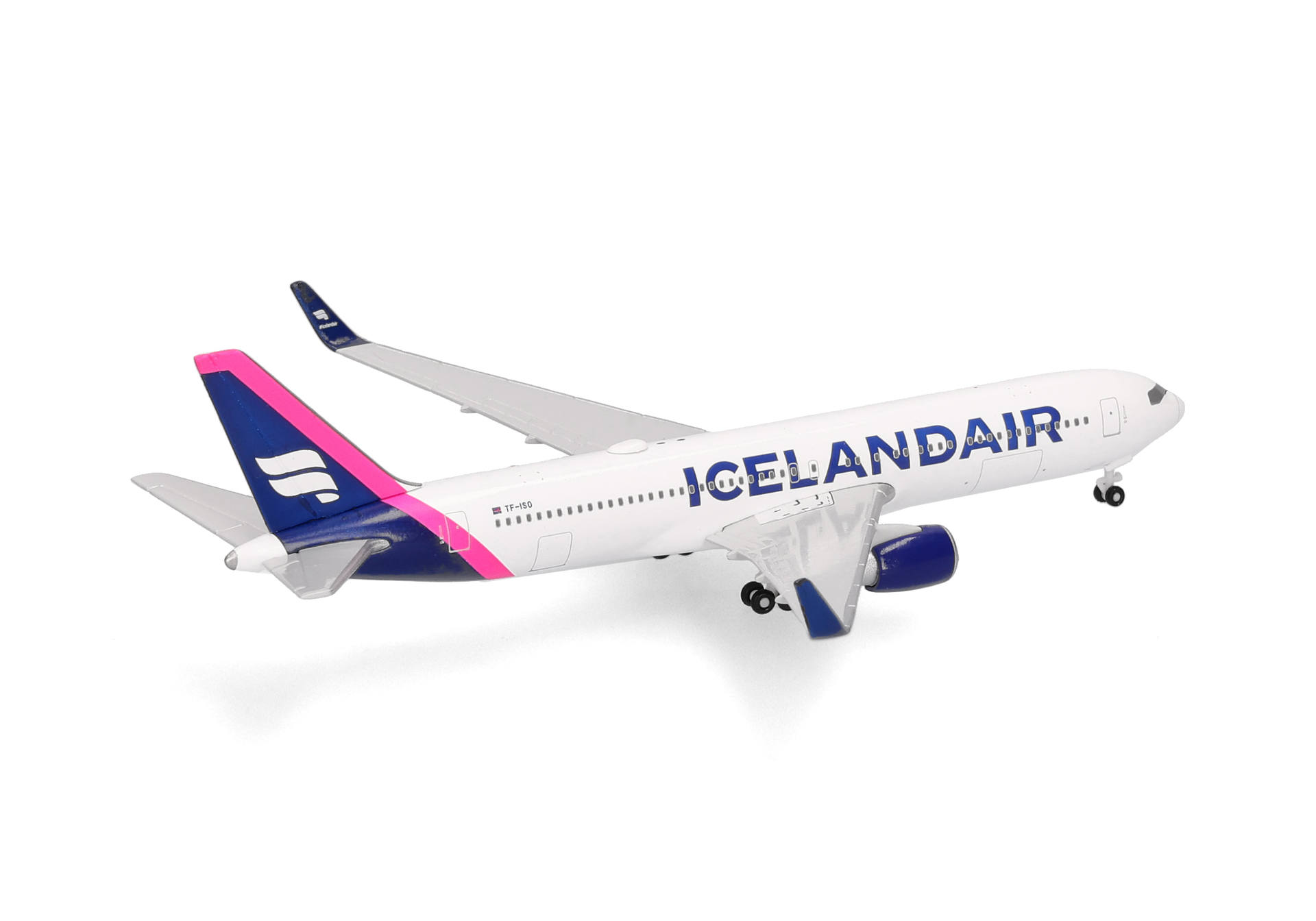Icelandair Boeing 767-300 - Magenta red tail stripe – TF-ISO