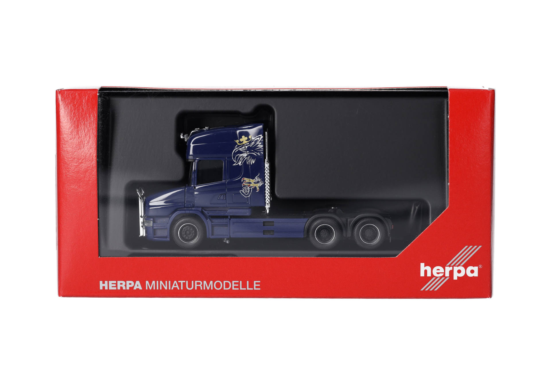 Scania Hauber 04 Topline rigid tractor 3axles, cobalt blue thumbnail 5