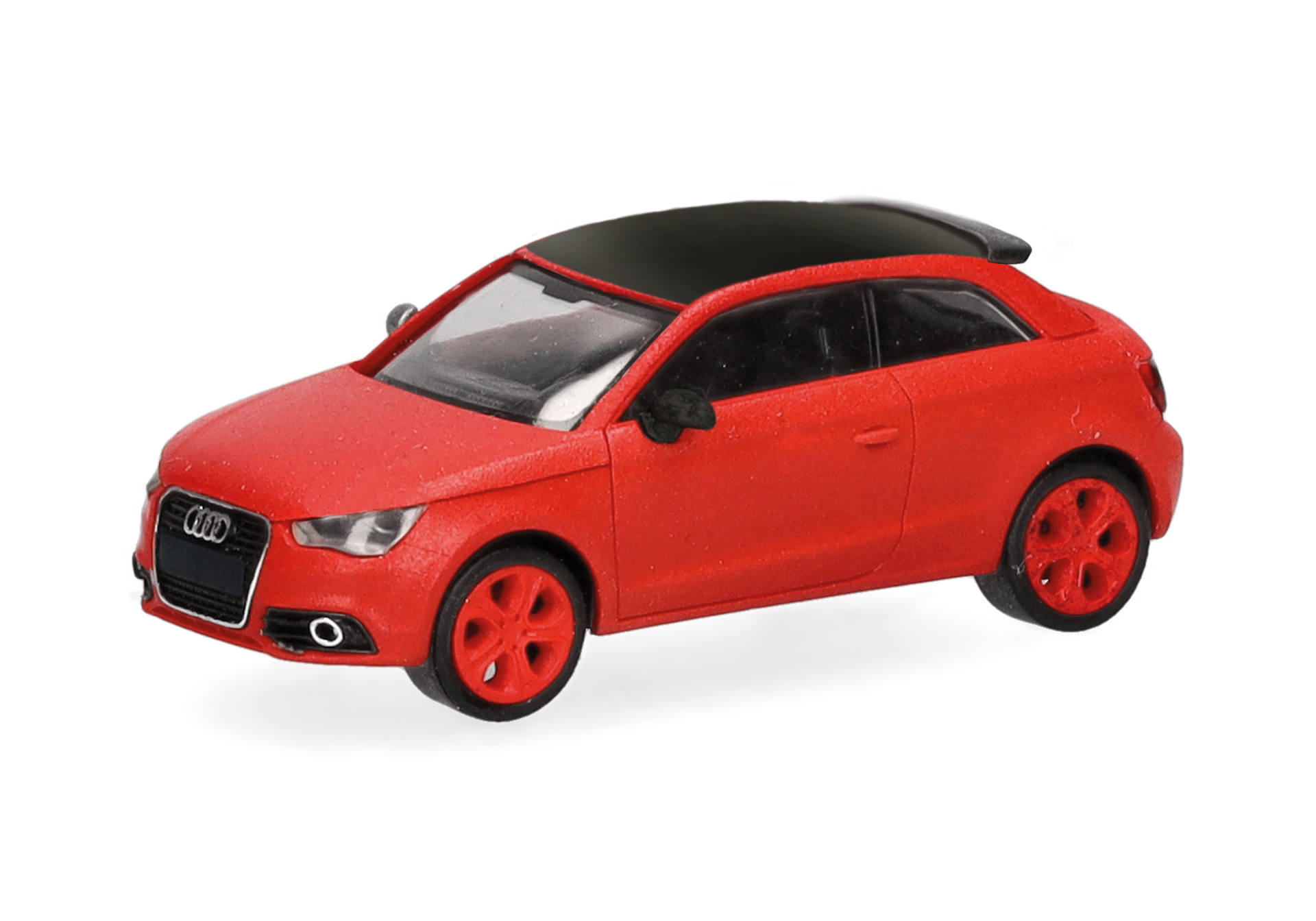 Audi S1, misano red, with black roof