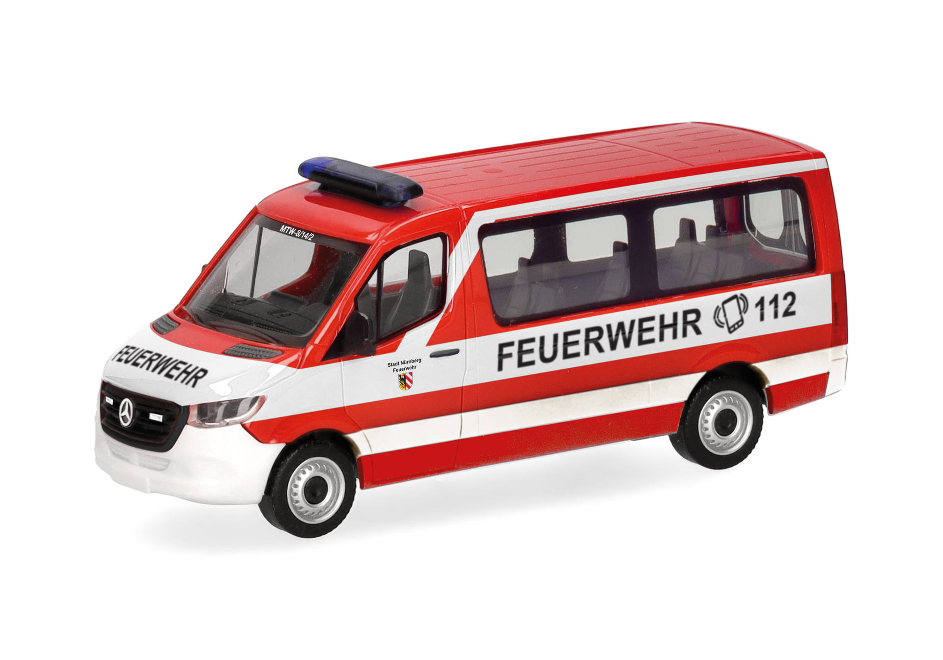 Mercedes-Benz Sprinter '18 Flachdach Bus "Feuerwehr Nürnberg"
