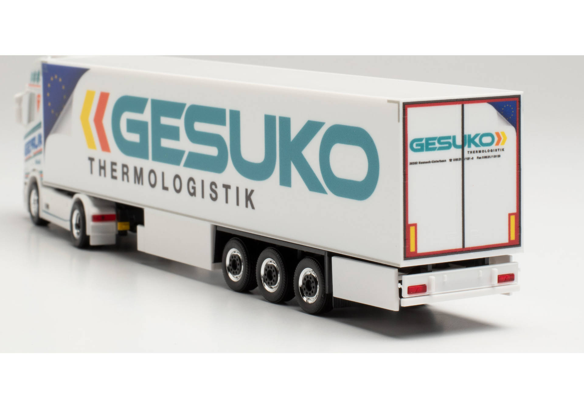 Scania CS 20 HD refrigerated semitrailer „GESUKO“