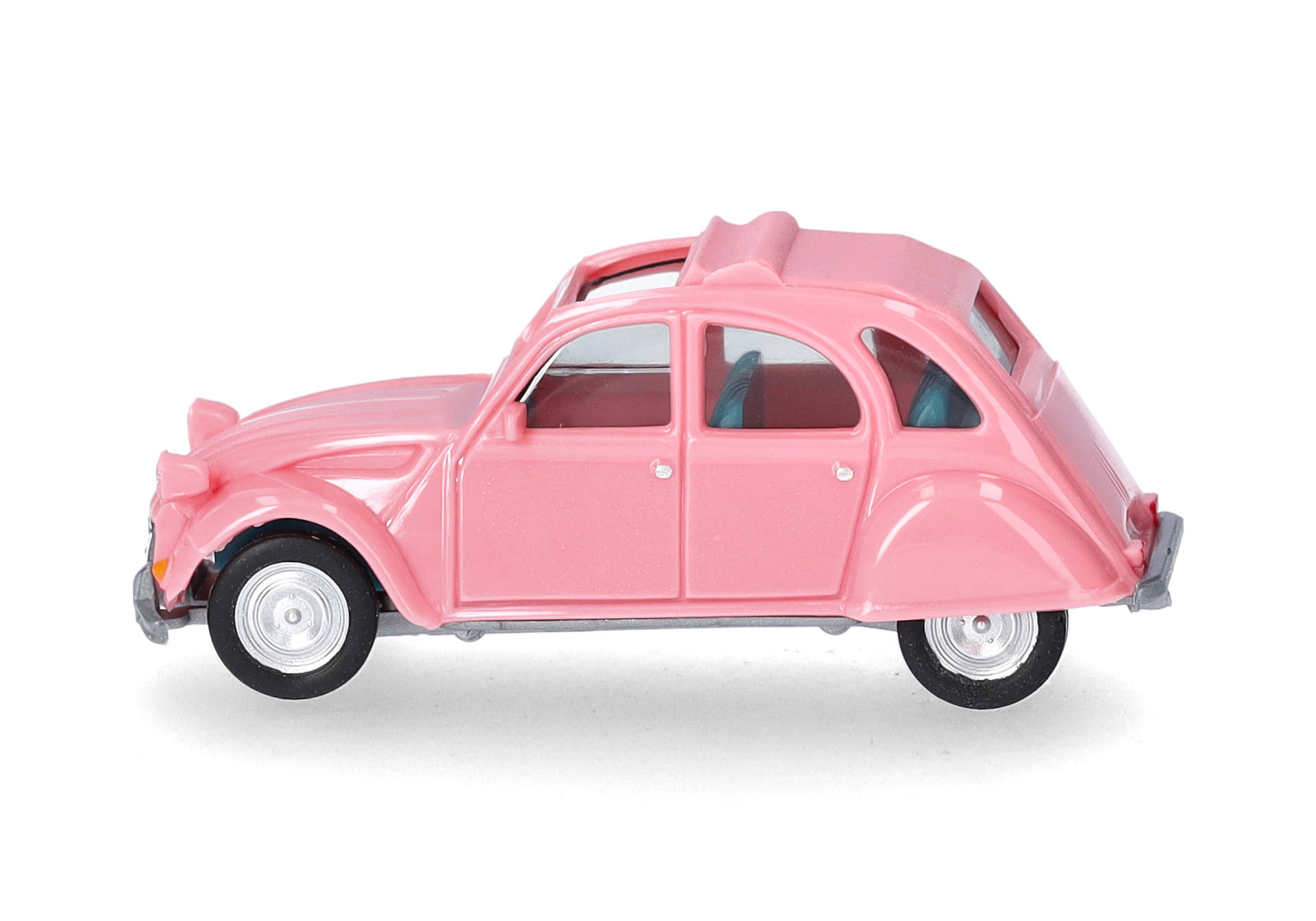 Citroen 2CV, offen, hellrosa Citroen 2CV, offen, hellrosa