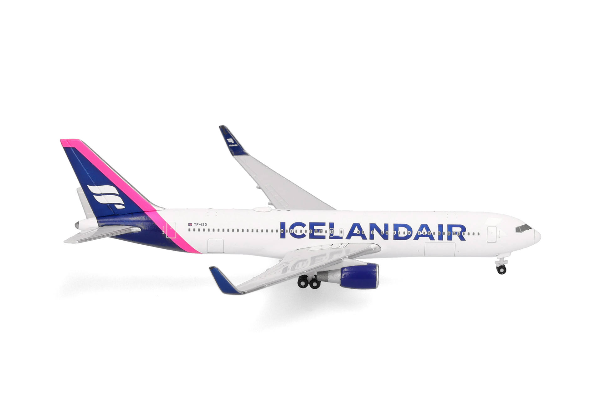 Icelandair Boeing 767-300 - Magenta red tail stripe – TF-ISO