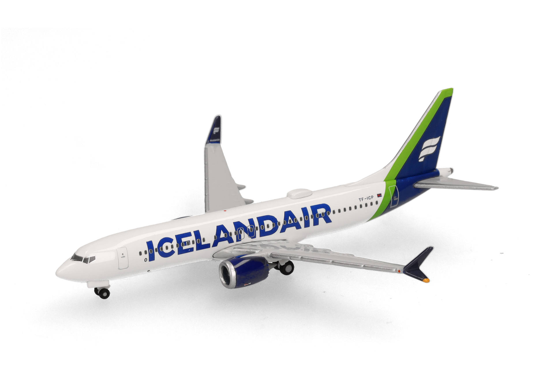 Icelandair Boeing 737 Max 8 - green tail stripe - TF-ICP "Landmannalaugar"