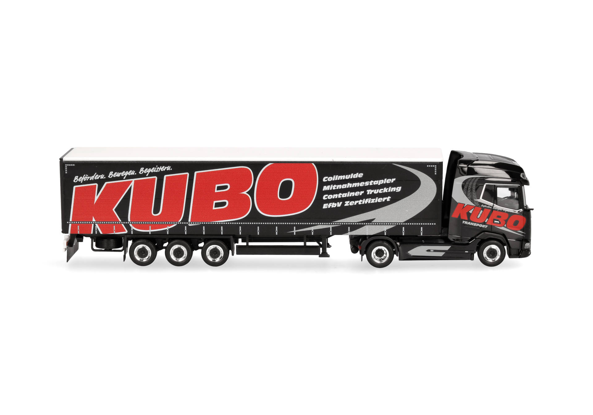DAF XG+ curtain canvas semitrailer truck "KUBO"