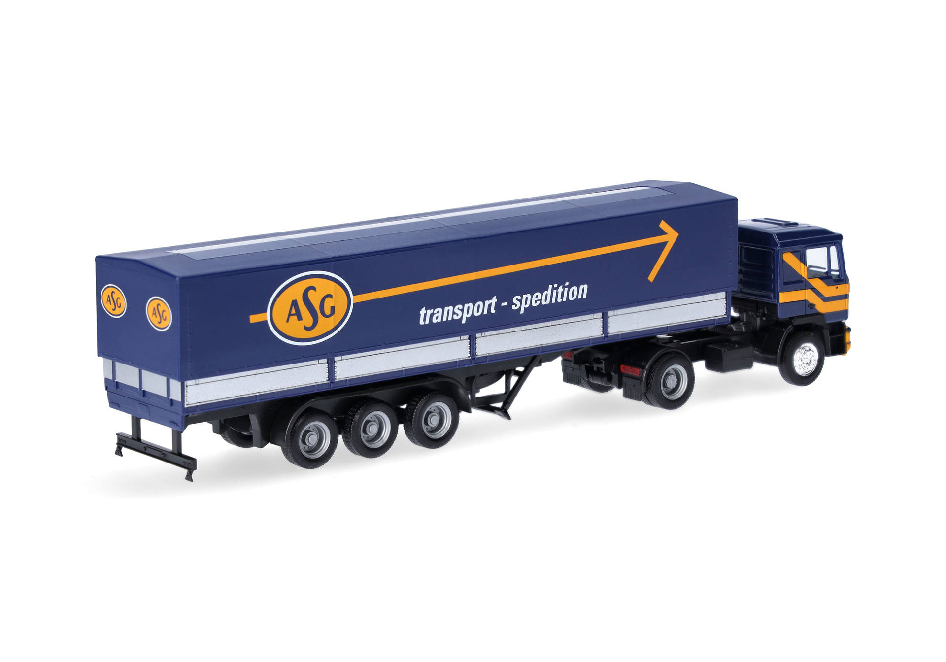 MAN F90 Planen-Sattelzug "ASG" (Schweden)