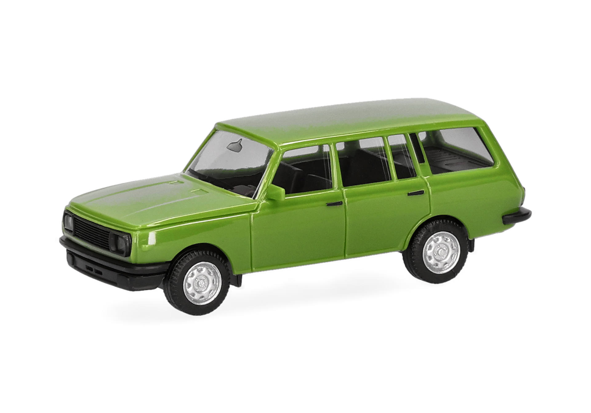 toy car, model car, miniature, green, station wagon, minivan, toy car, green, model car, interior red