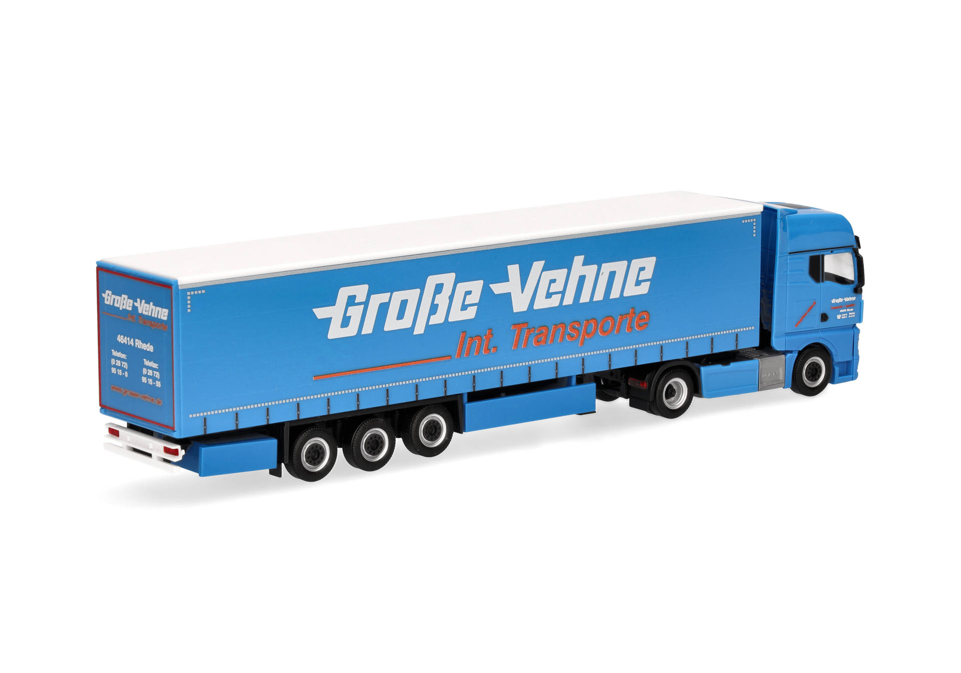 MAN TGX GX Gardinenplanen-Sattelzug "Große-Vehne"