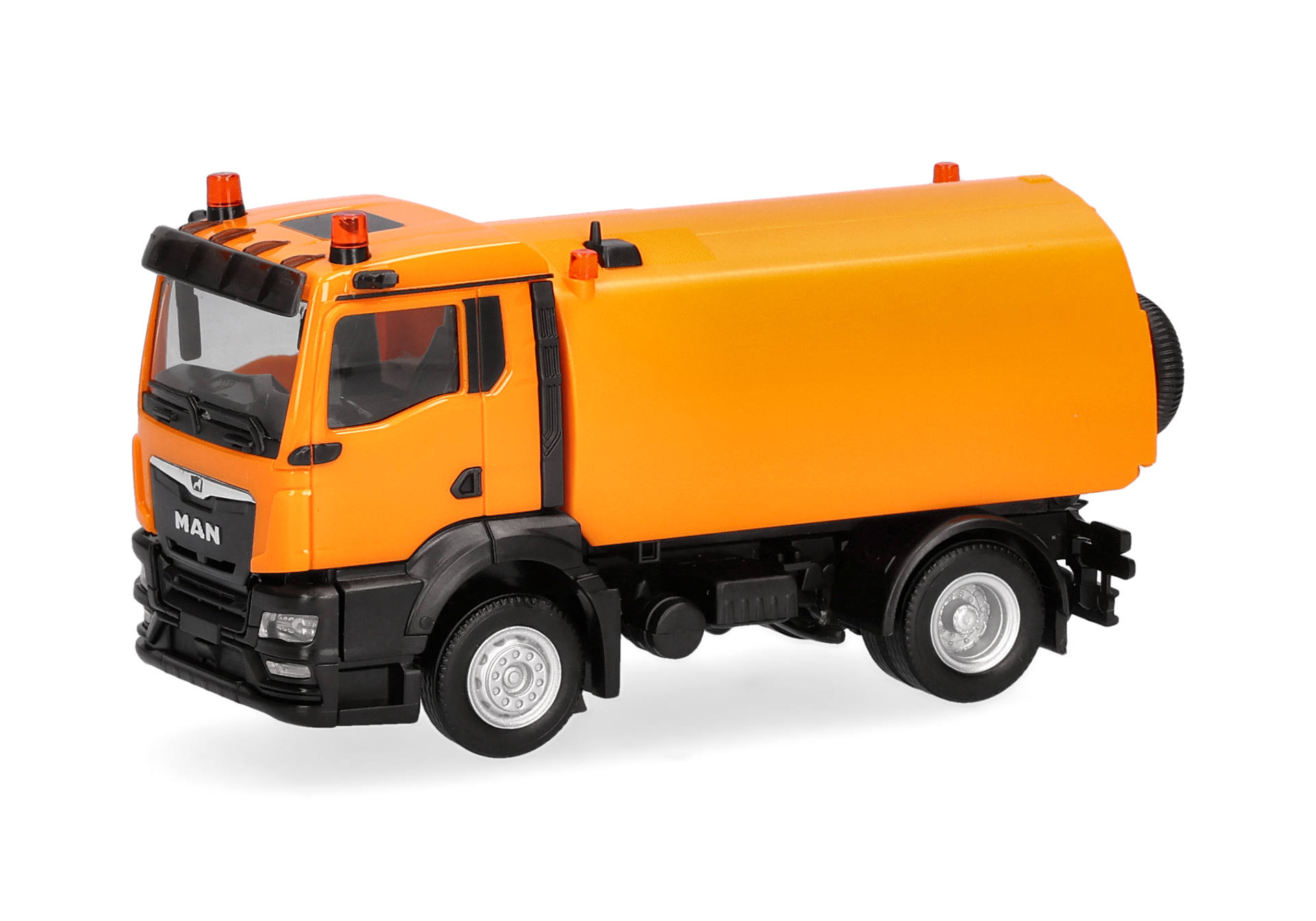 toy, toy truck, fuel truck, orange truck, model vehicle, orange truck, toy vehicle, gas tanker, large truck, plastic model