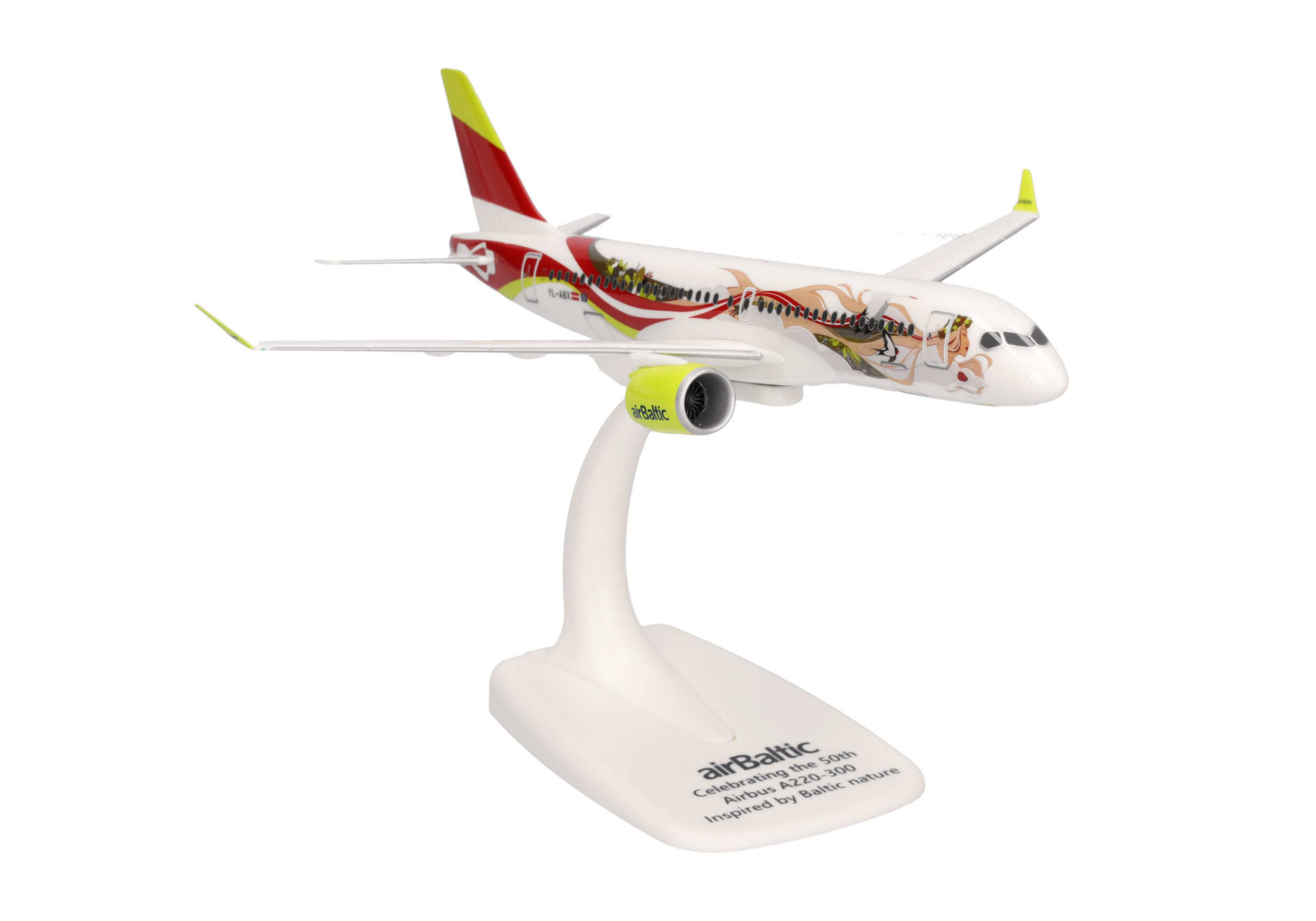 airBaltic Airbus A220-300 "50th A220" - YL-ABX