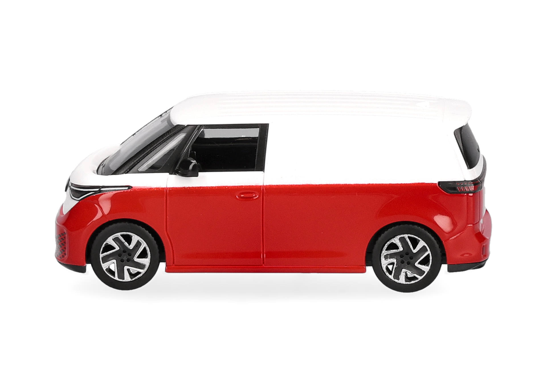 Volkswagen (VW) ID. Buzz Cargo, bicolor, white/red
