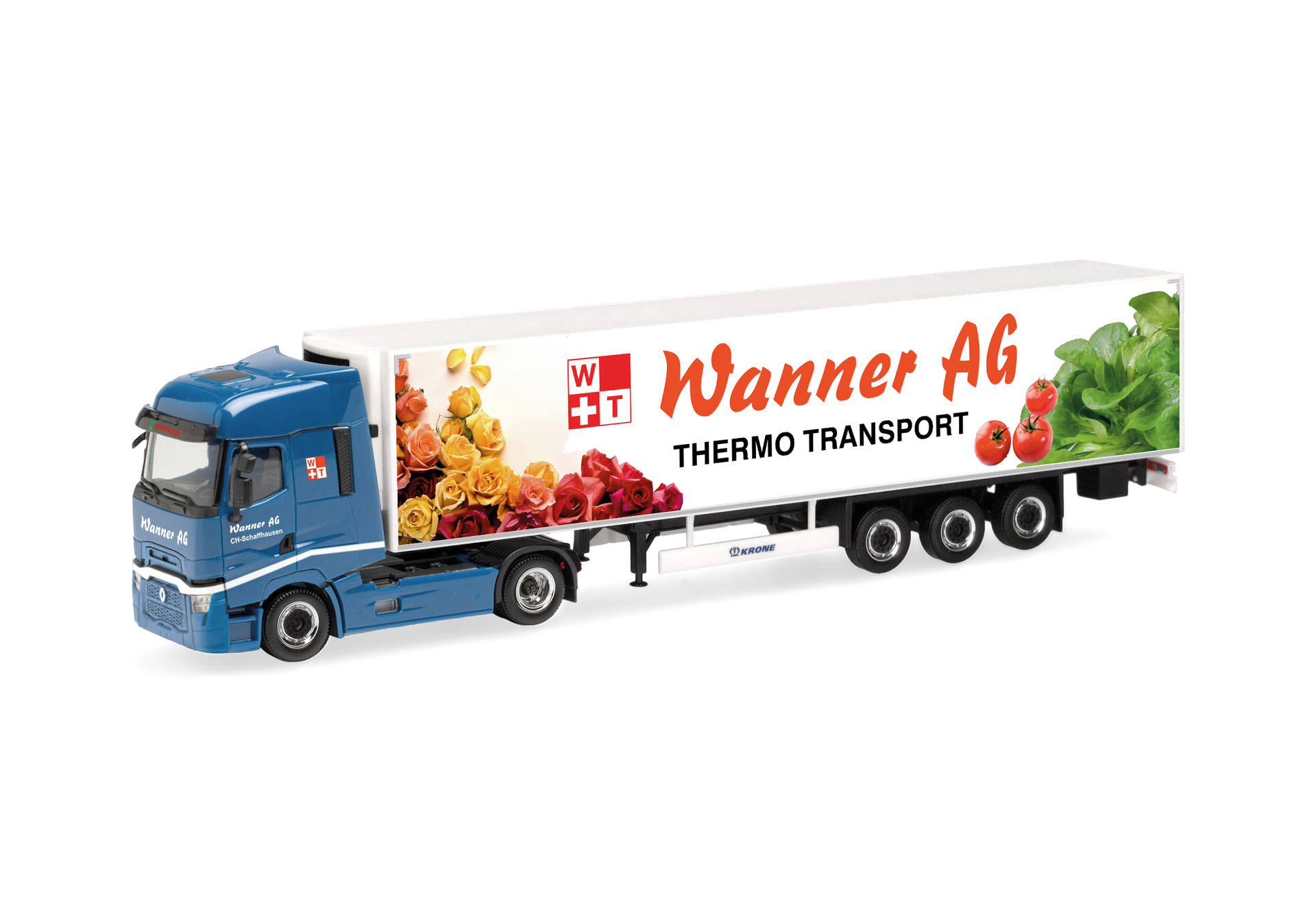 Renault T facelift refrigerated box trailer "Wanner AG"