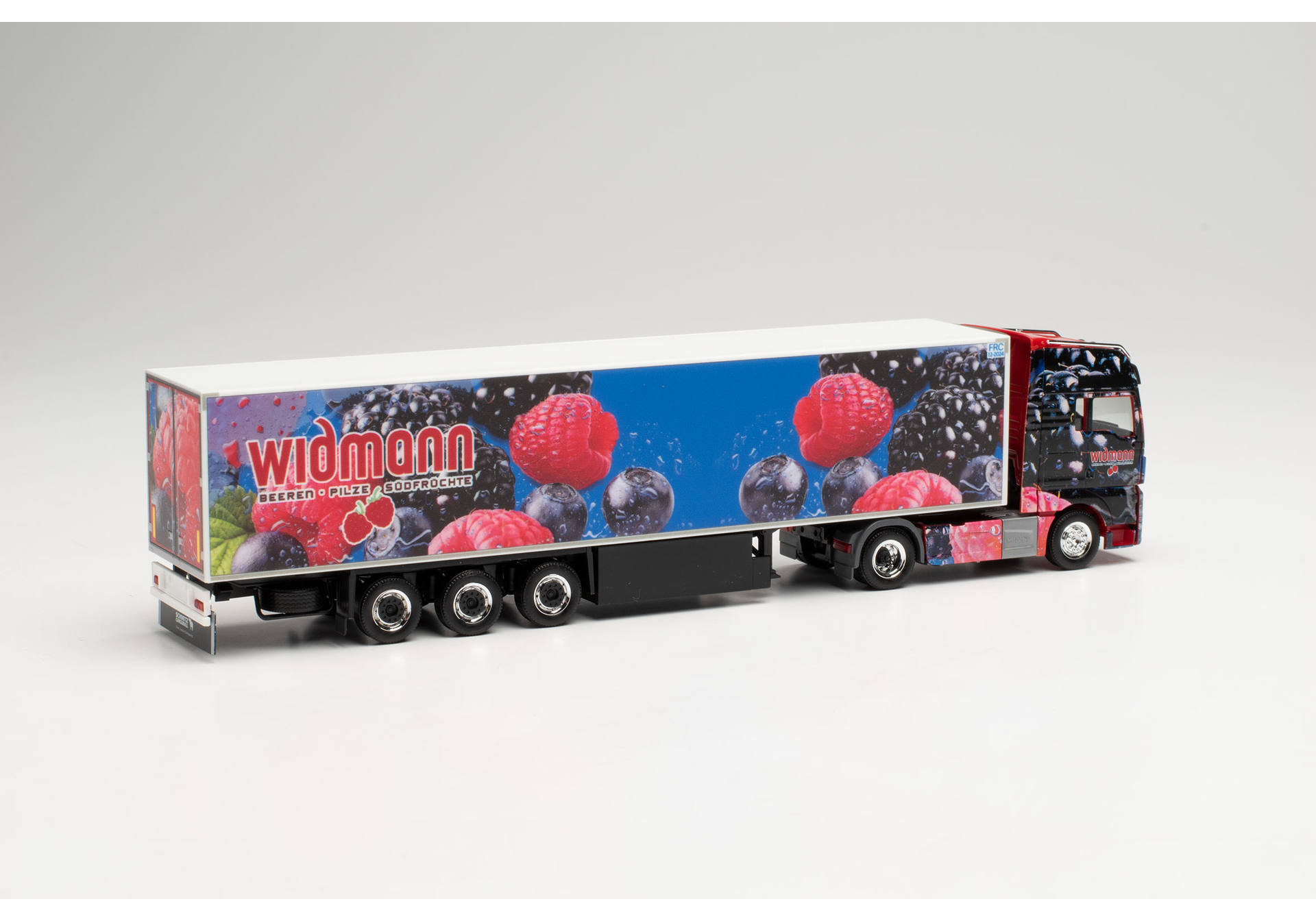 MAN TGX XXL Euro 6 refrigerated semitrailer „Früchte Widmann“