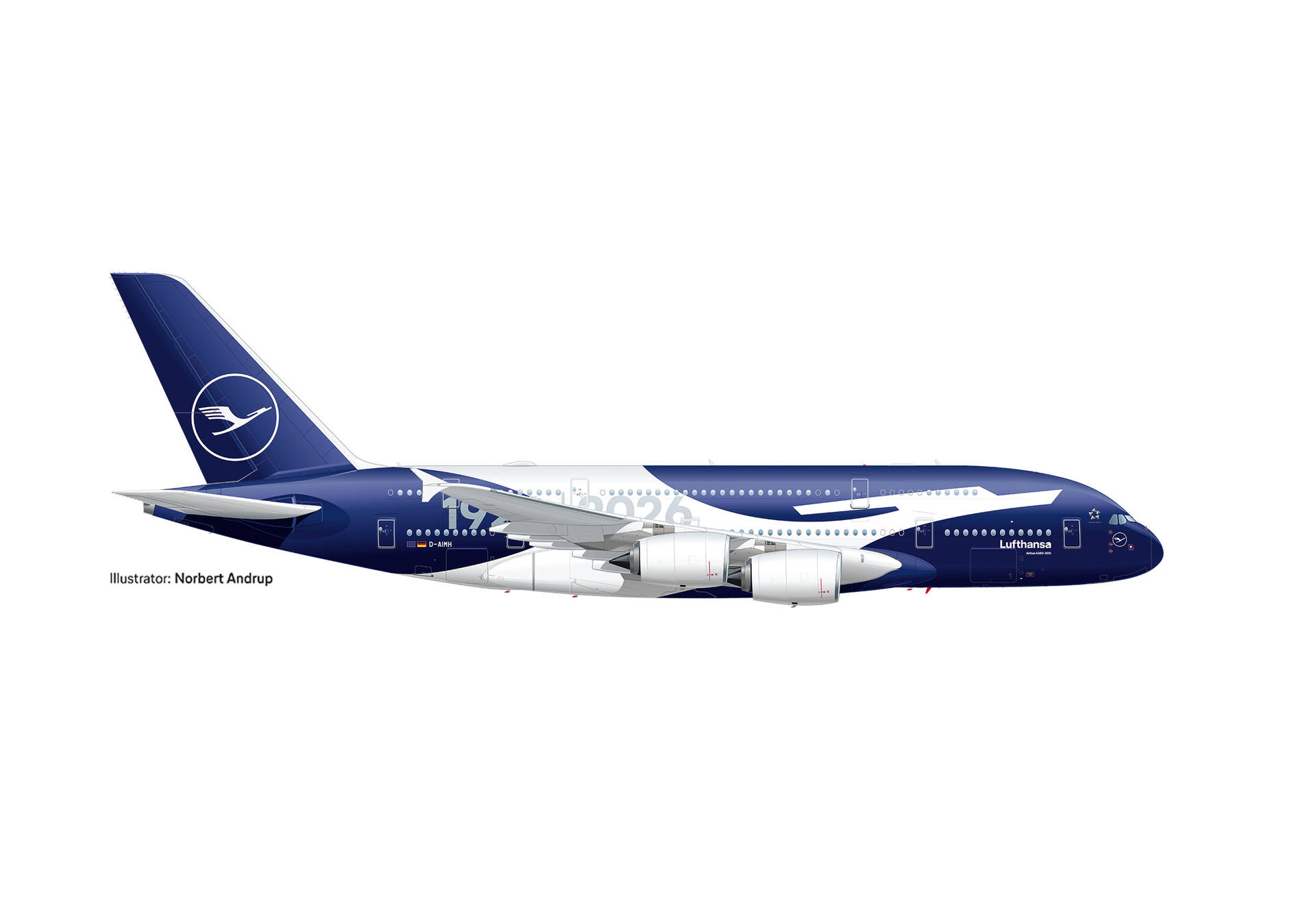 Lufthansa Airbus A380 "100 Jahre" – D-AIMH