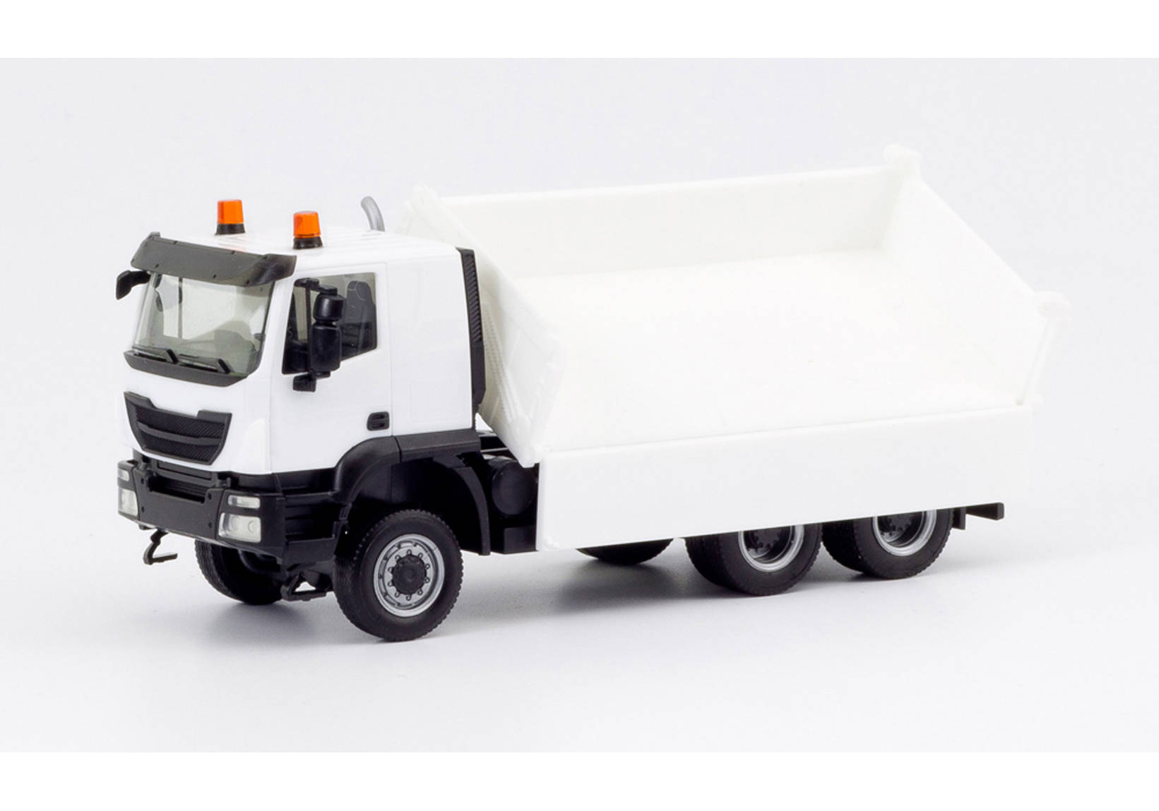 Herpa MiniKit: Iveco Trakker Meiller Kipper, weiß