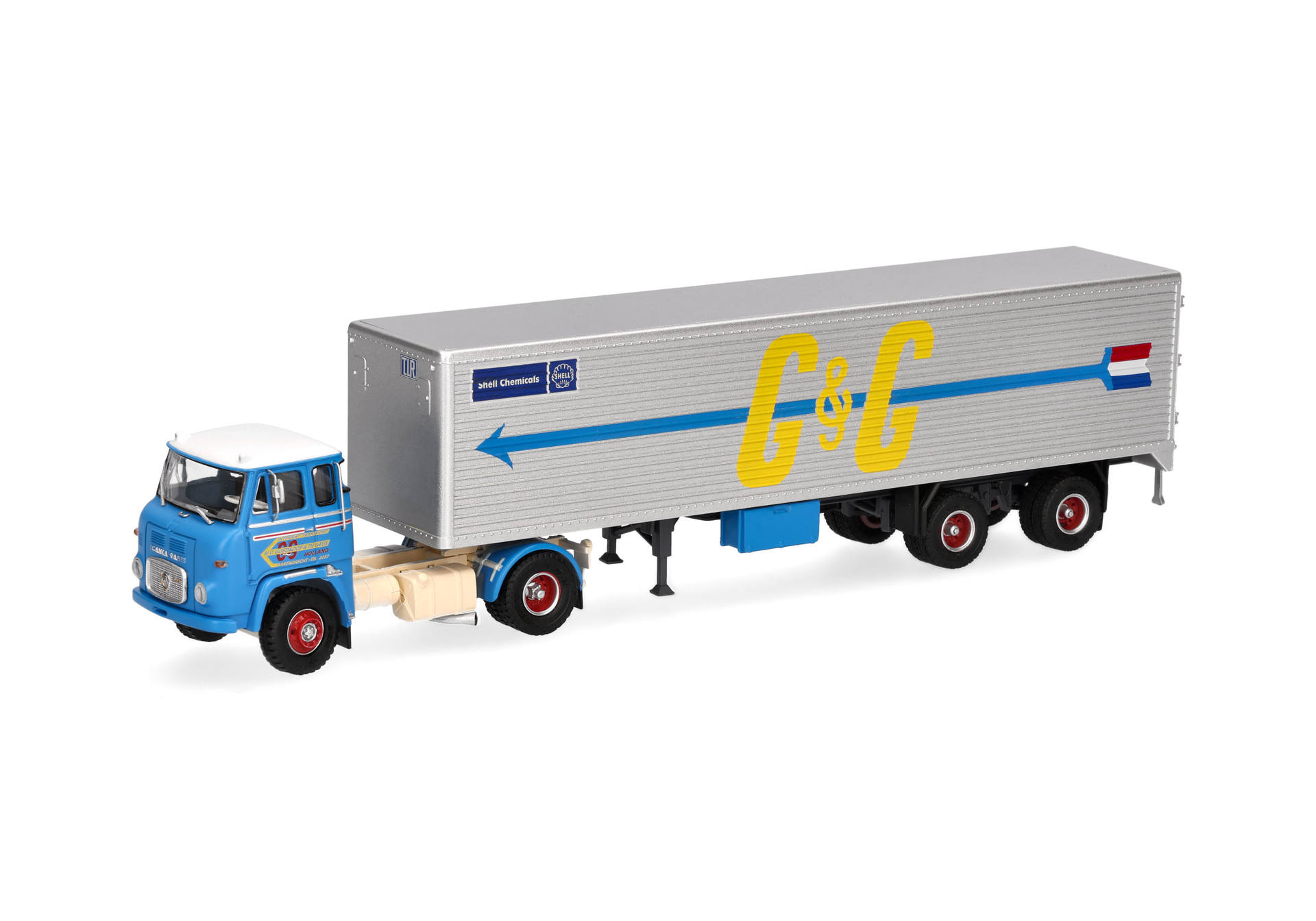 Spielzeug, Lastwagen, Sattelzug, blauer Truck, Trailer