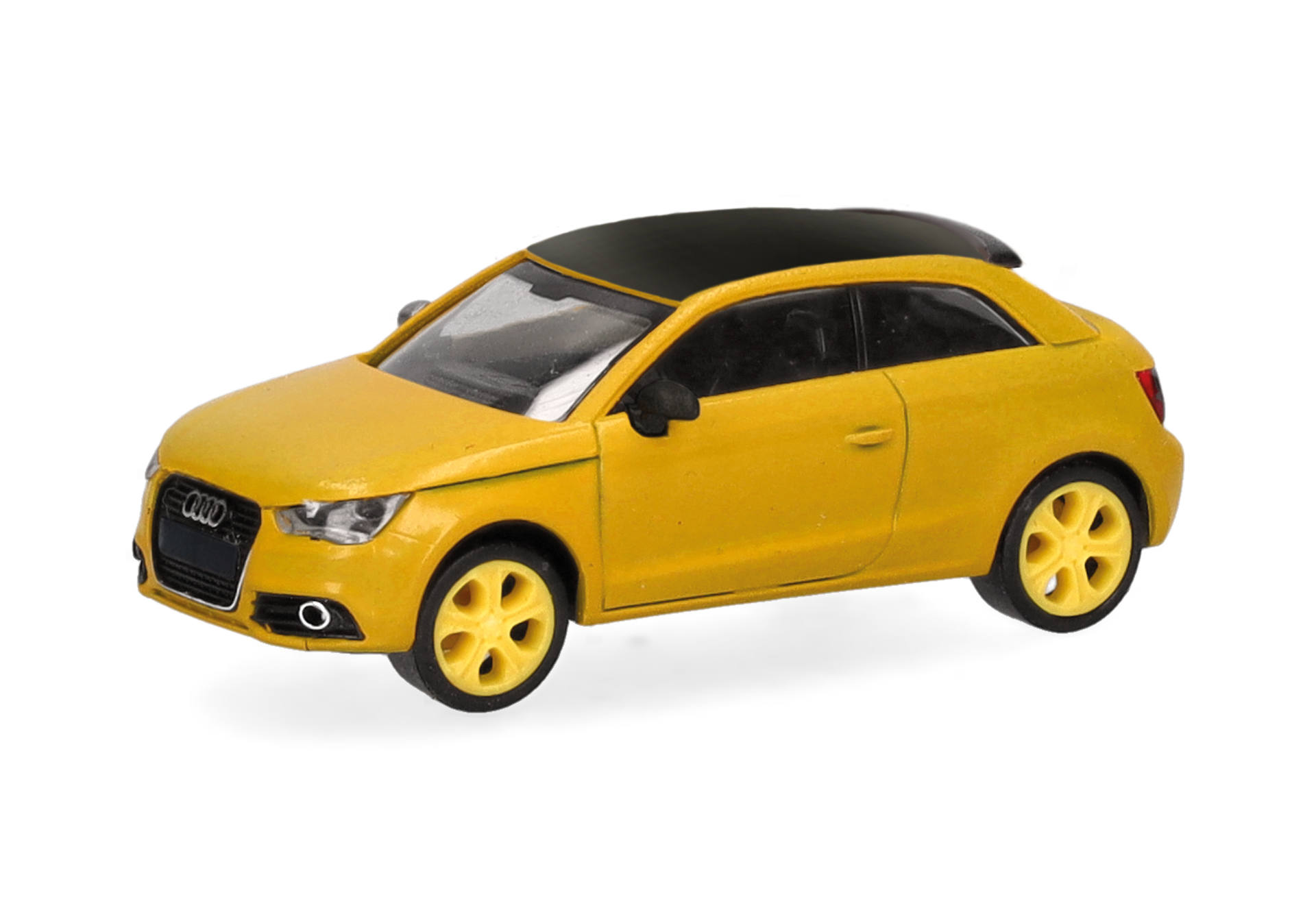 Audi S1, vegas yellow/black roof